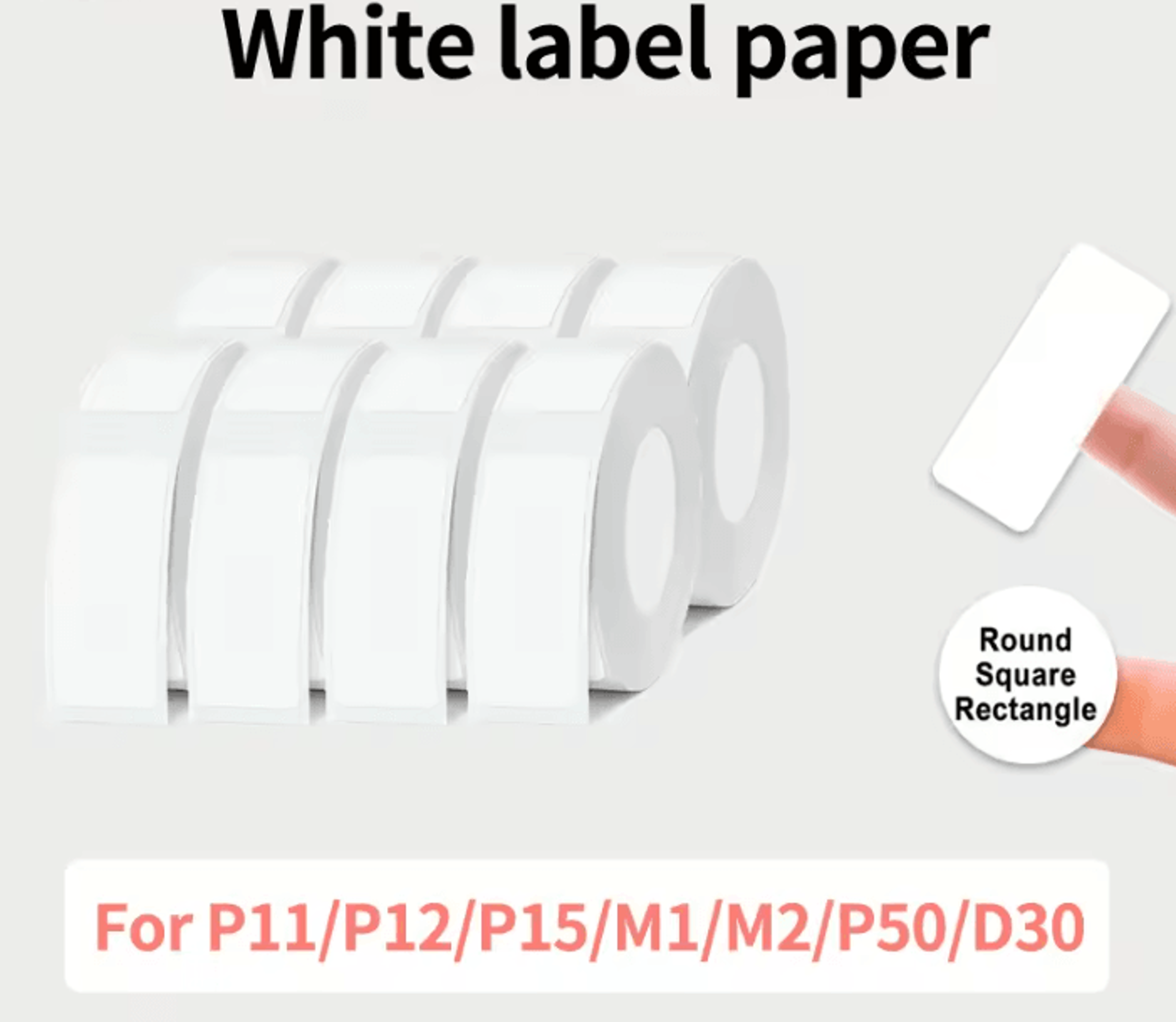 labelguard flex waterproof thermal printer stickers for p15 m1 and p12 label makers