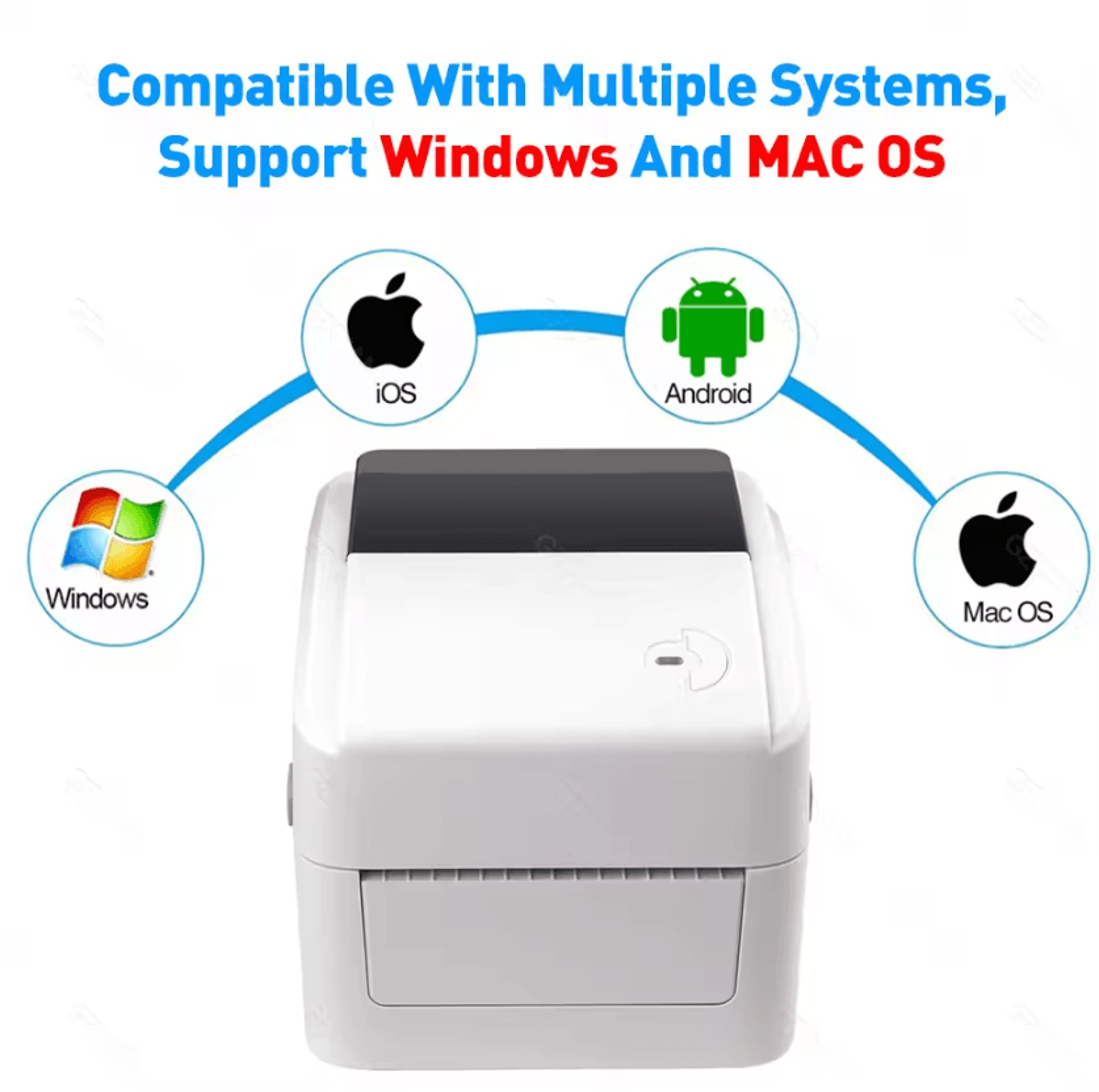xprinter xp-420b 4-inch thermal shipping label printer usb wifi ethernet 110mm barcode label maker