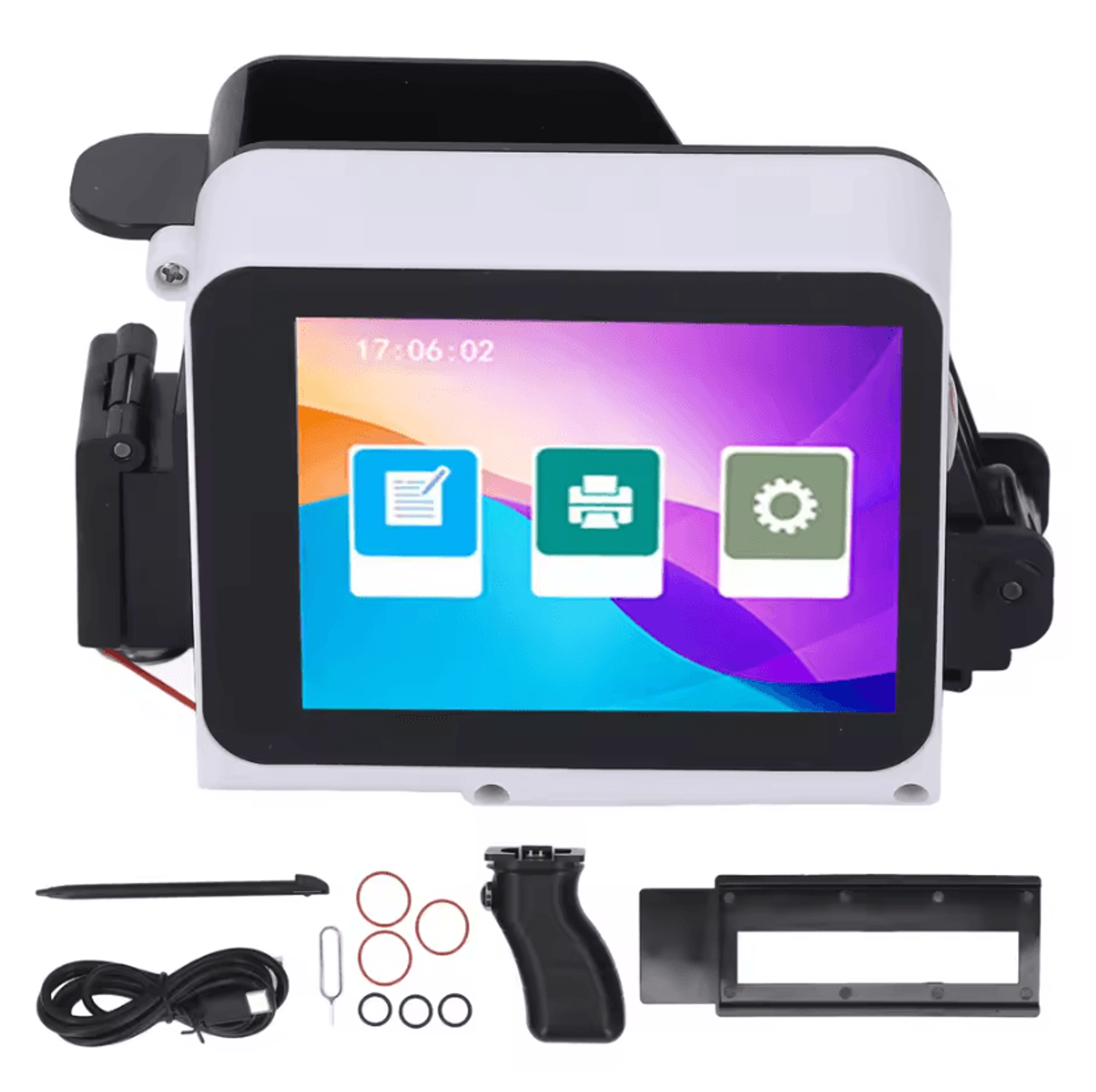 127mm Handheld Inkjet Printer Portable Multilingual Barcode And Batch Date Coding Machine 6