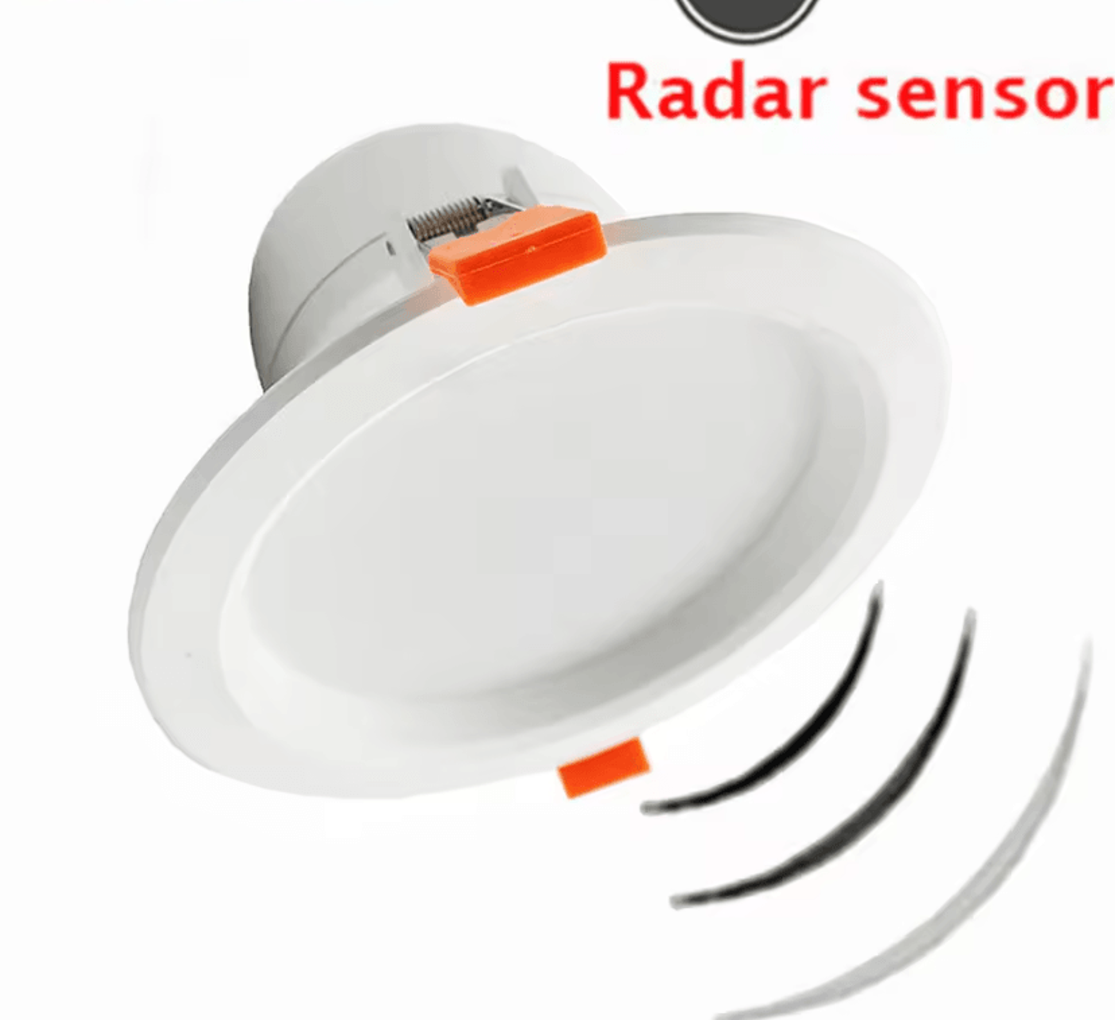 smart led radar sensor downlight 5w 7w 9w 220v recessed ceiling lamp with motion detection cold white lighting