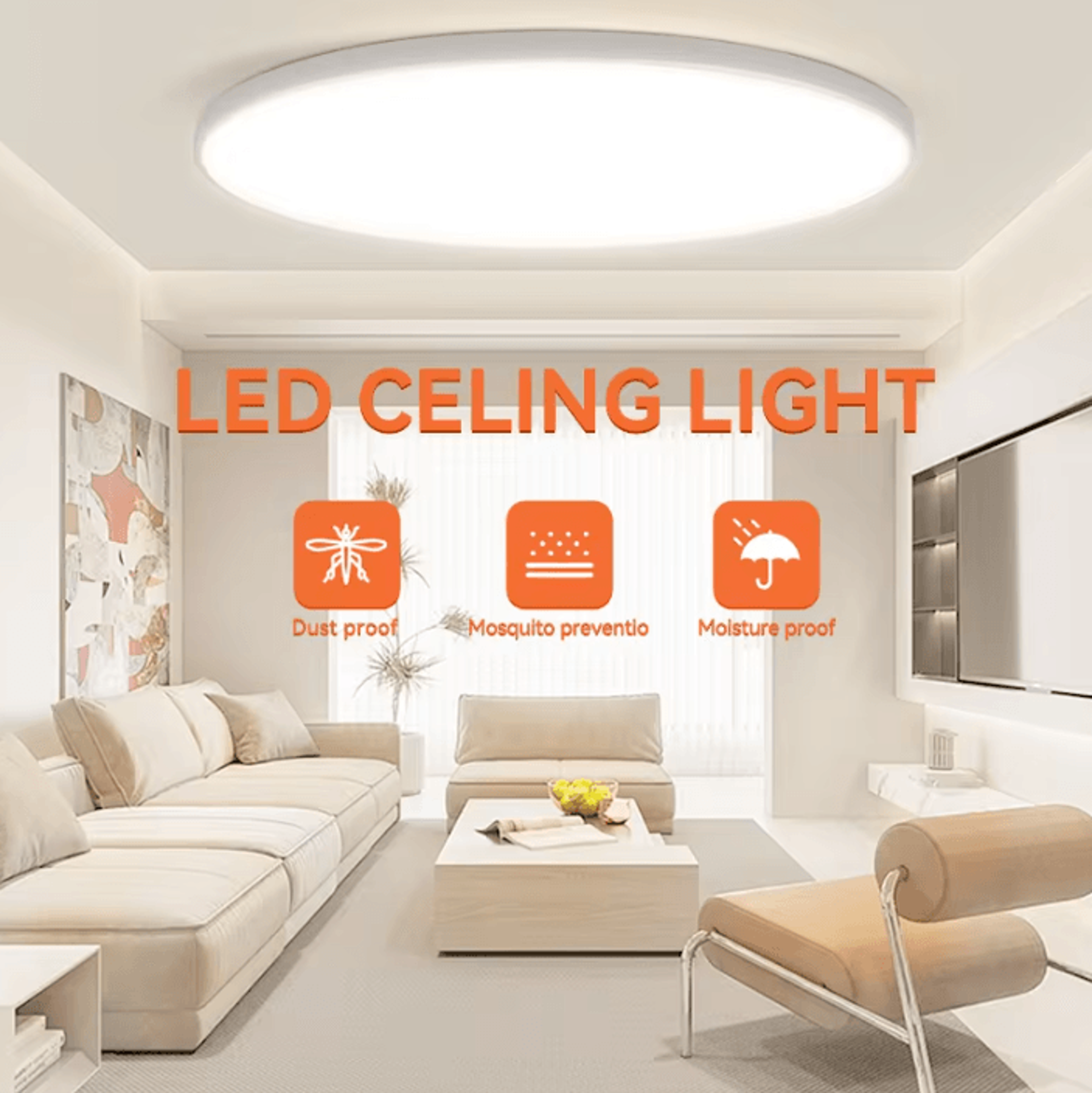 modern ultra thin led ceiling light 18w 30w 40w slim indoor lamp for kitchen bedroom living room and bathroom