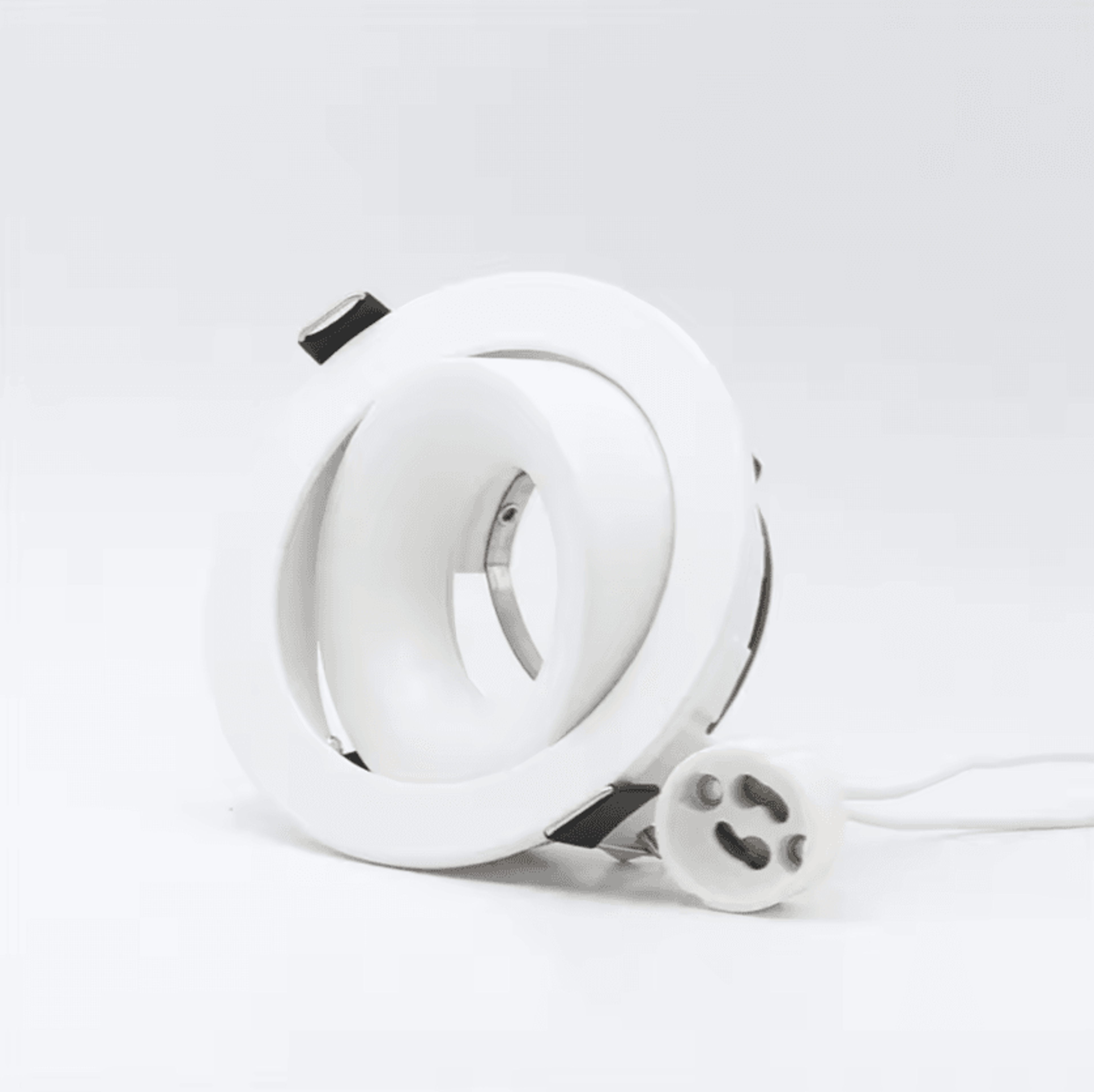 5PCS Adjustable GU10 Recessed LED Spotlight Frames Round Ceiling Downlight Holders For Home Lightin 2
