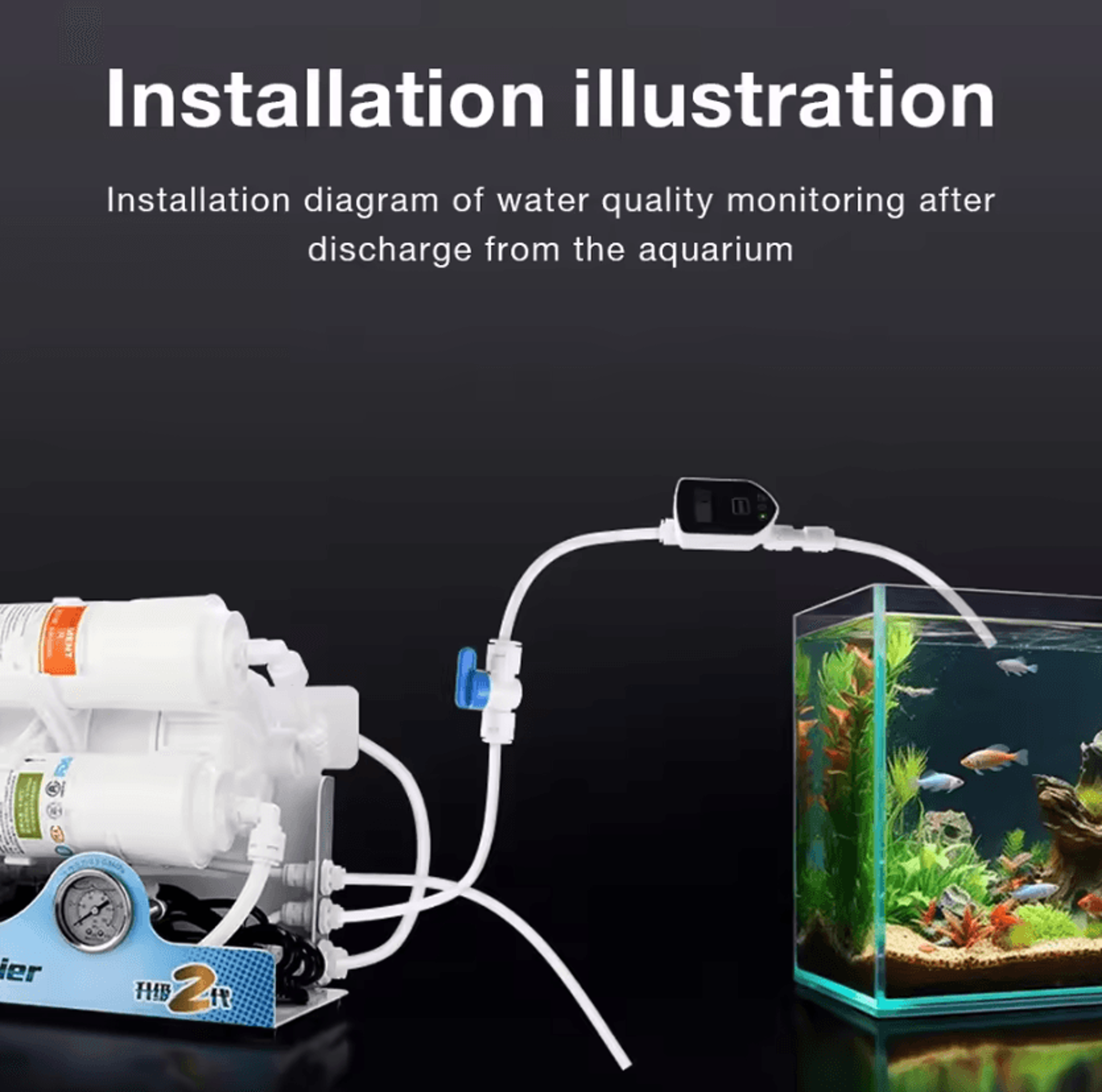 Digital Embedded TDS Water Quality Meter 09990 PPM RealTime Water Purity Tester For Aquarium And Dr 2
