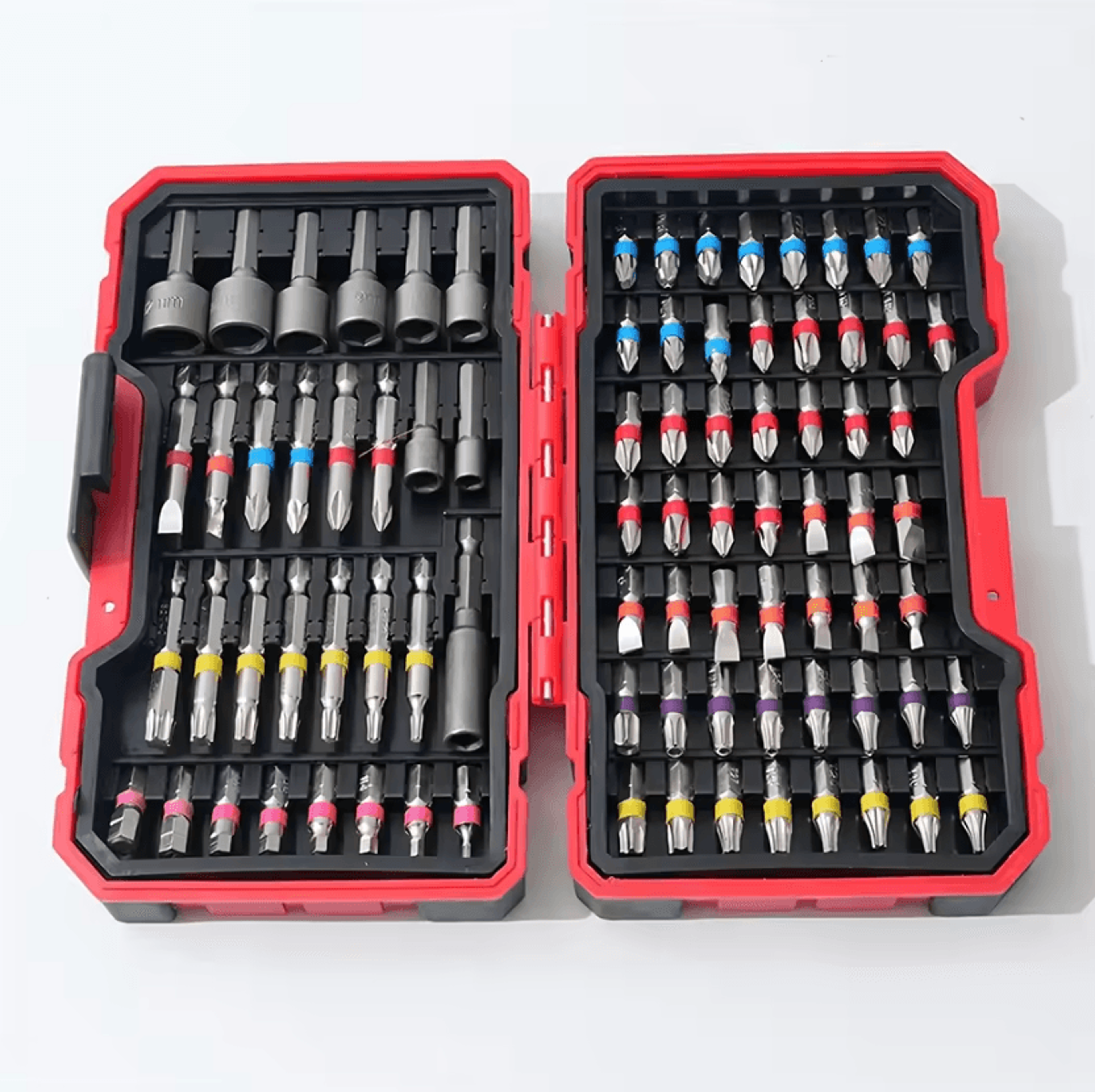 83PCS Impact Driver Bit Set S2 Steel Screwdriver Bits With Magnetic Nut Driver For Automotive And D 5
