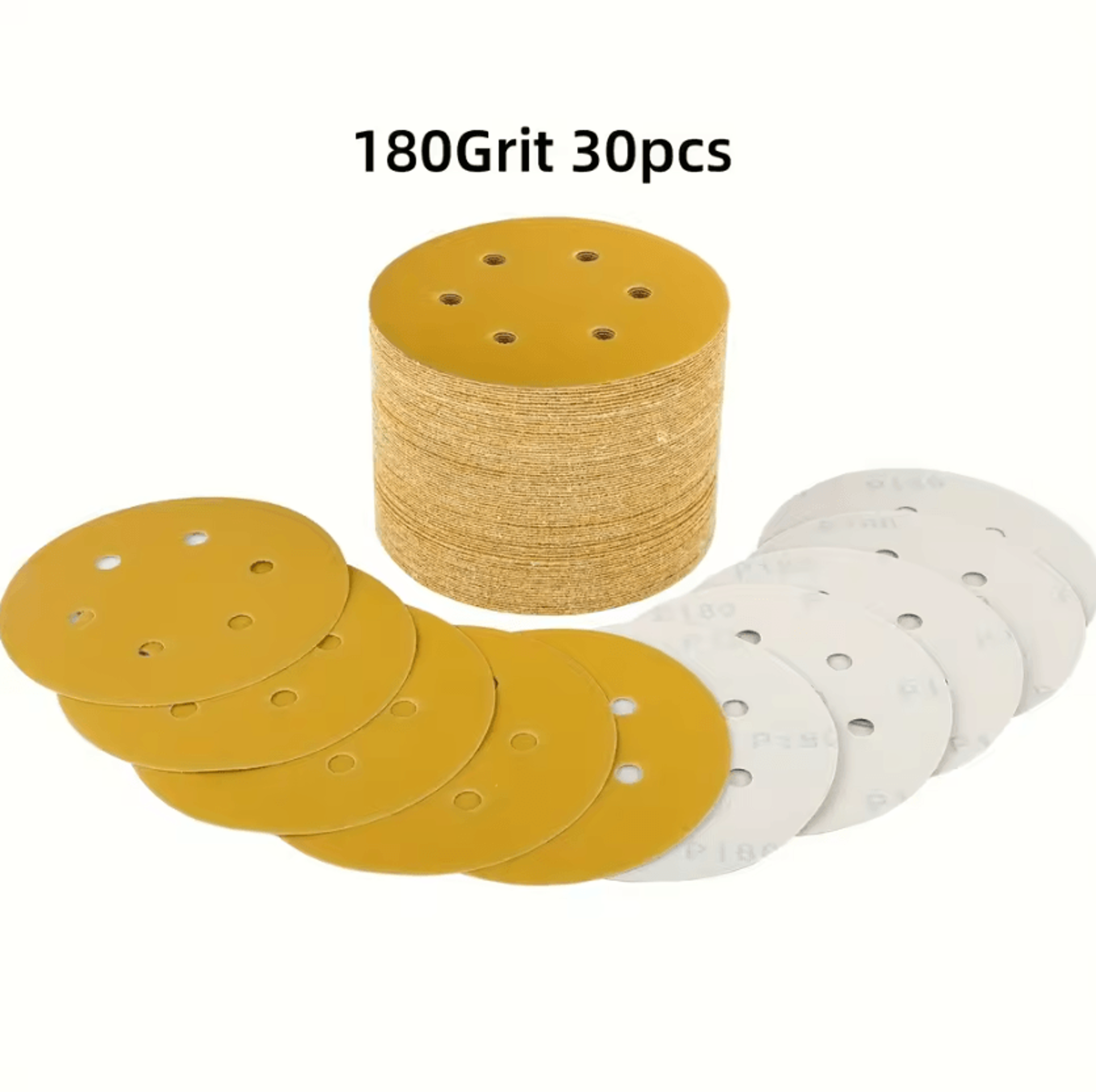 30PCS 6 Inch Hook And Loop Sanding Discs 40800 Grit Sandpaper Set For Orbital Sanders And Woodworki 14