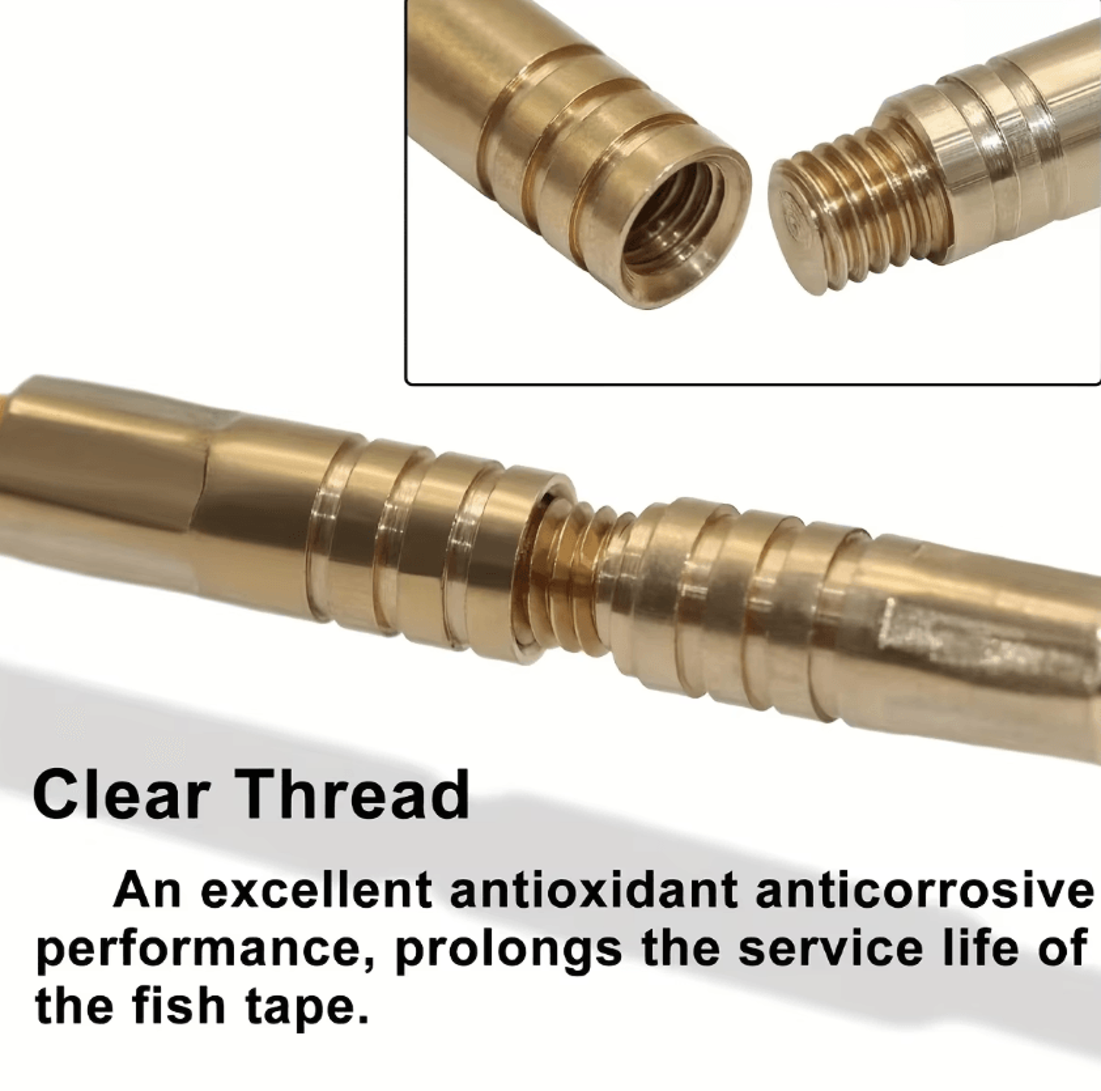 11FT Fiberglass Fish Tape Wire Pulling Kit With 5 Attachments And Storage Case For Electrical Cable 4