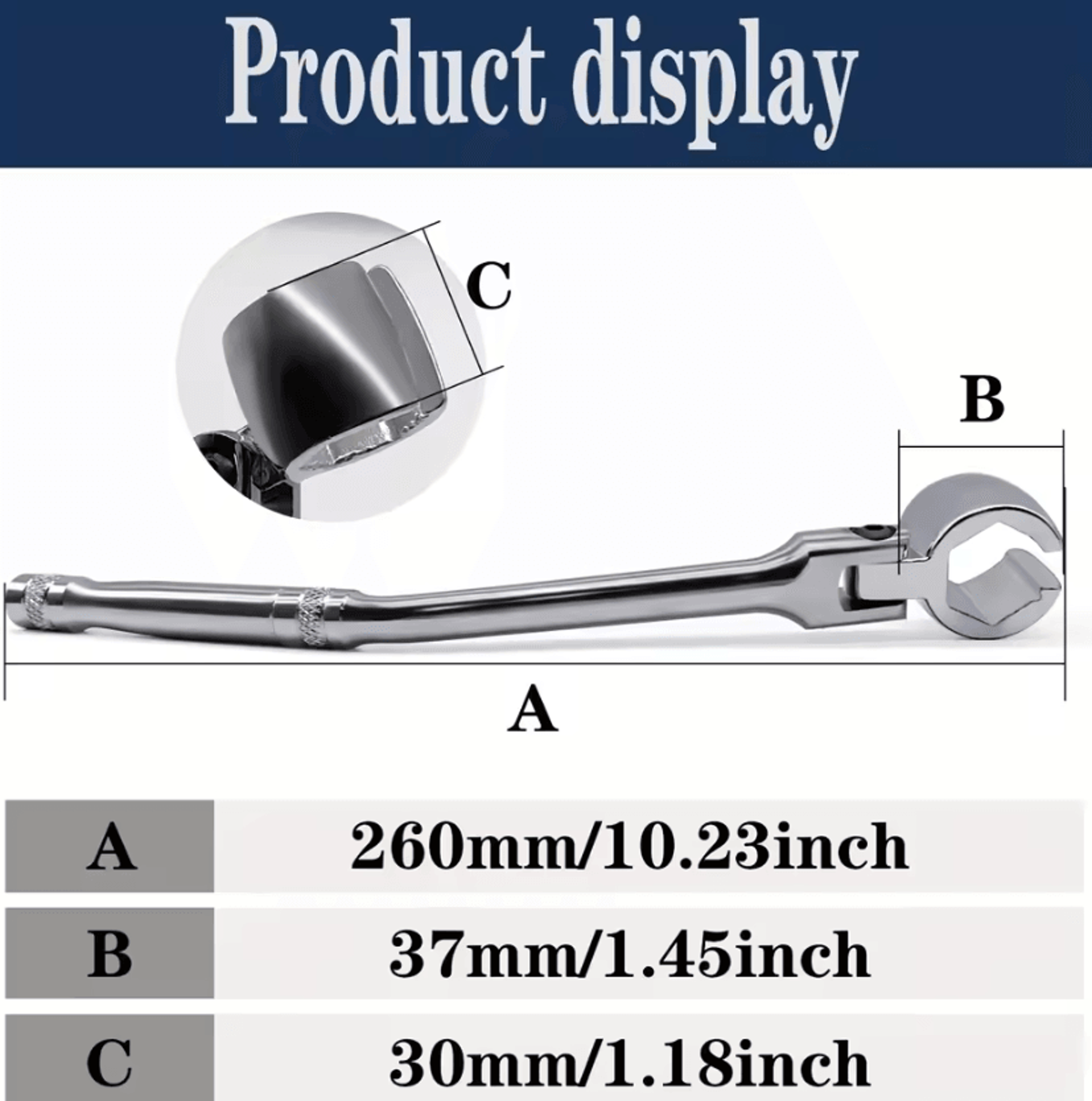22mm oxygen sensor wrench 7/8 inch flexible head o2 sensor removal tool with contoured handle for automotive repairs