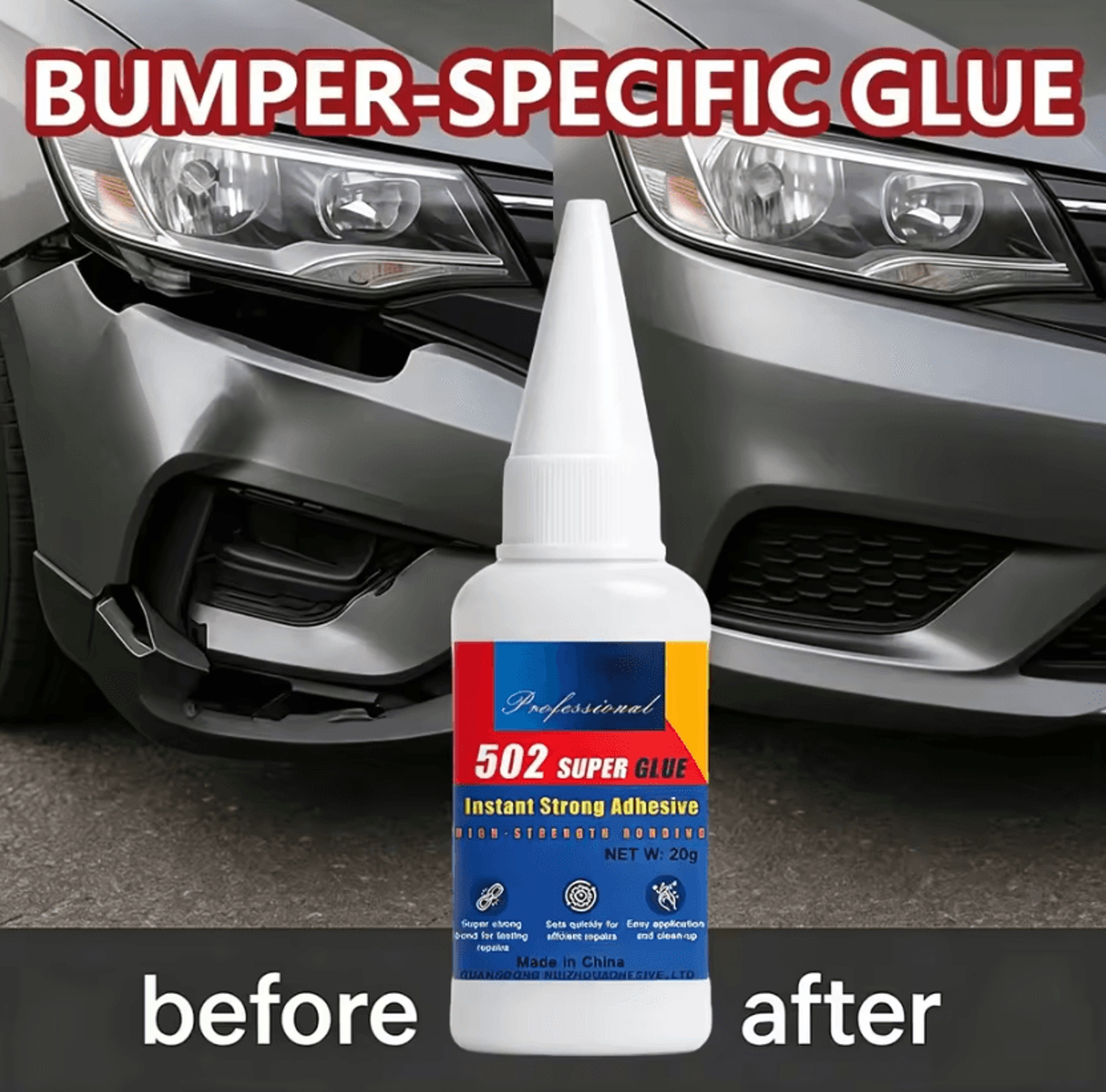 Quick Dry Car Bumper Repair Glue Waterproof Plastic Adhesive For Rearview Mirrors And Automotive Cr 2