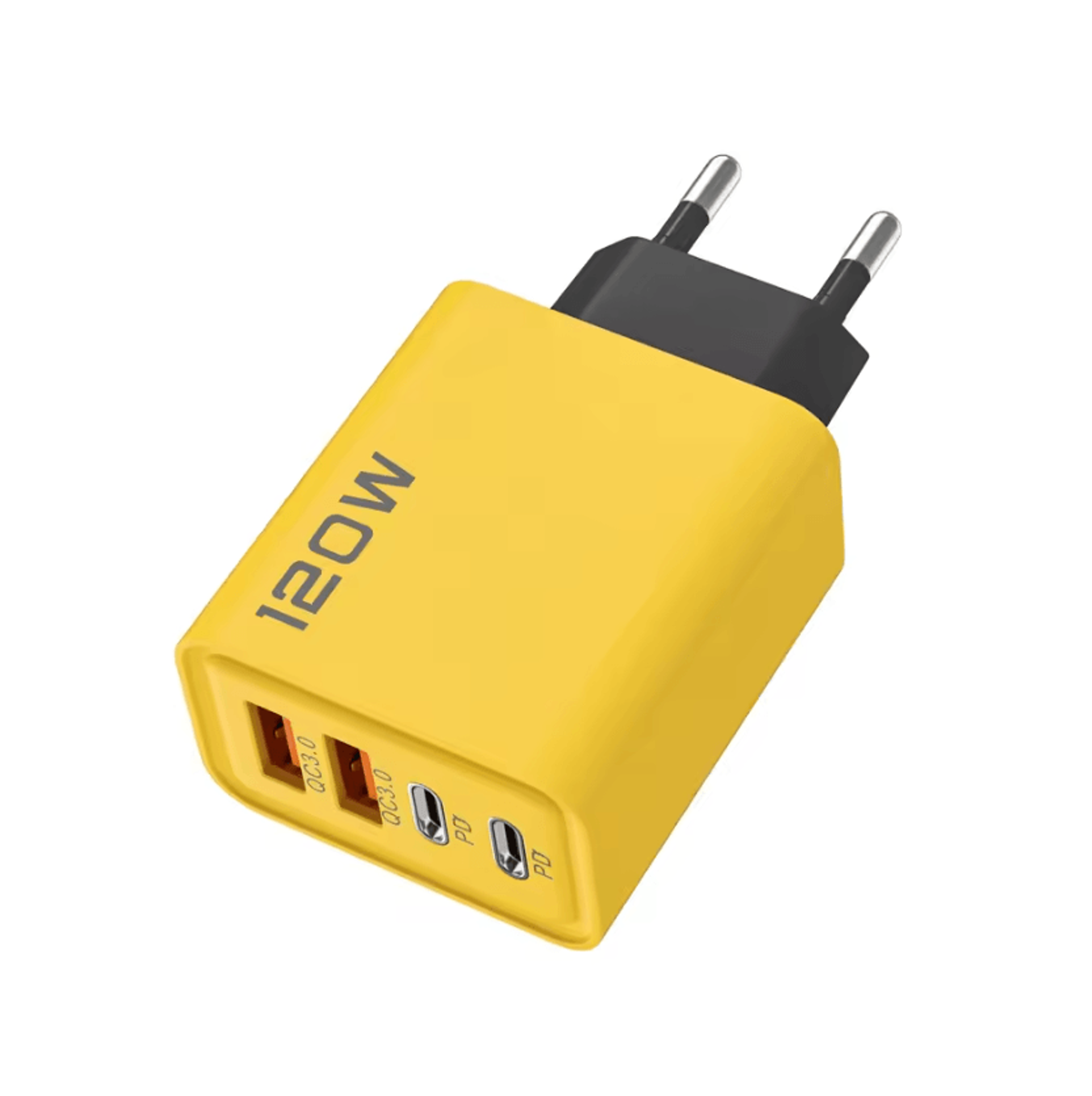 120W 4 Port USB C Fast Charger Station PD QC30 Multi Device Wall Adapter For IPhone Samsung Xiaomi  6