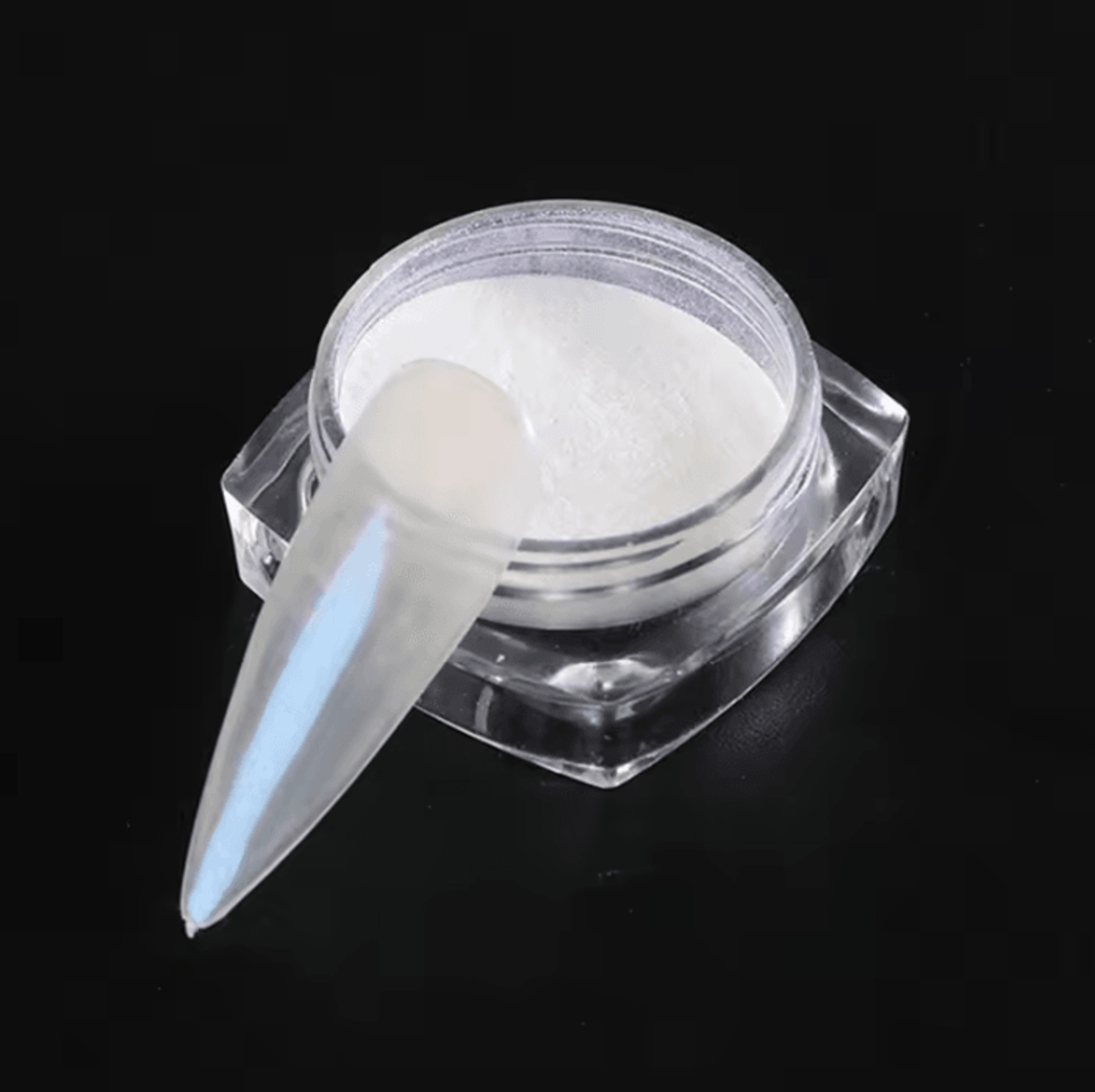 Moonlight Pearl White Chrome Nail Powder Aurora Glitter Pigment For Shimmering Mirror Nail Art 12