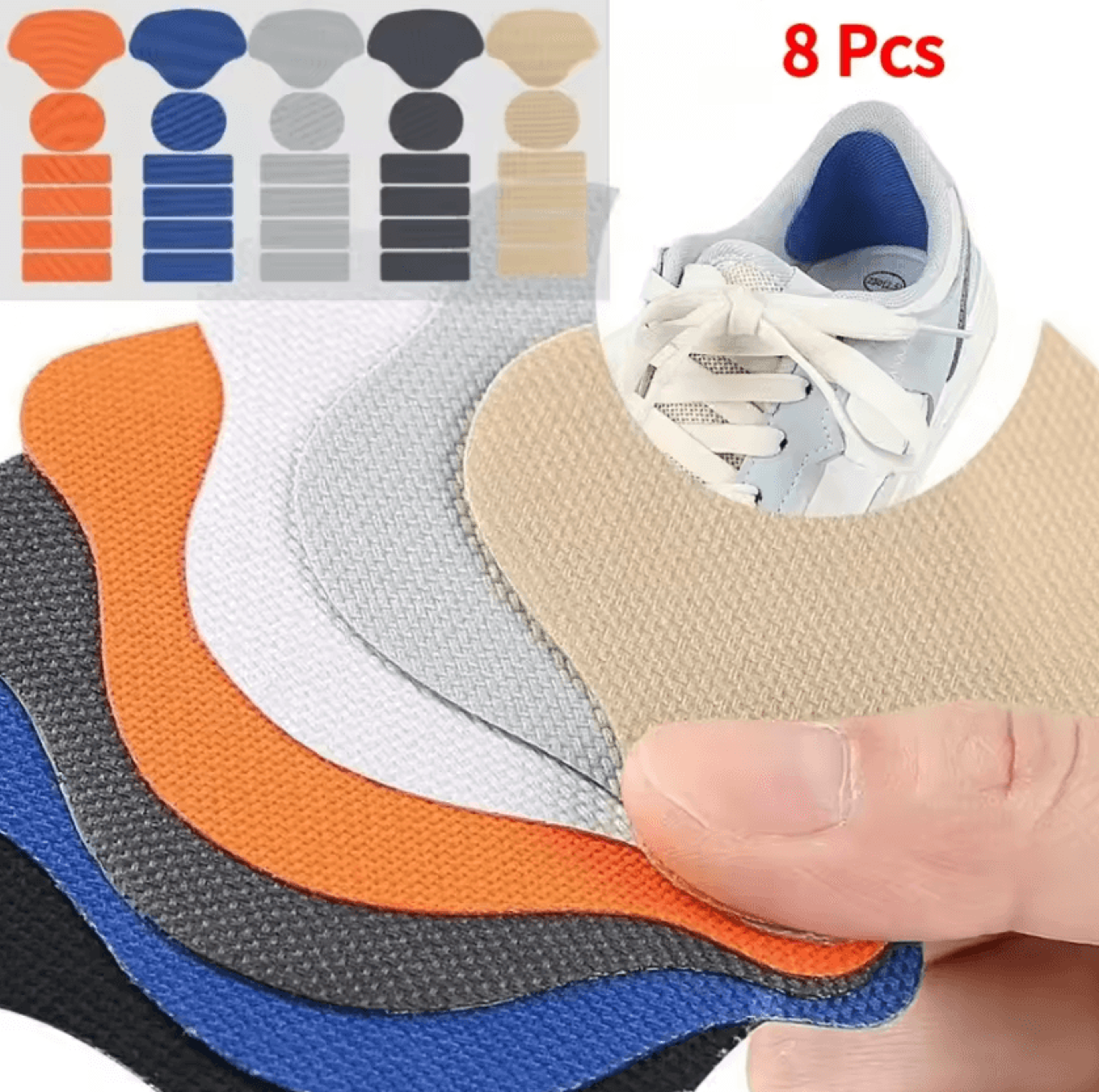 Self Adhesive Sneaker Heel Repair Patches Shoe Lining Stickers For Worn Heels And Damaged Shoe Inte 1