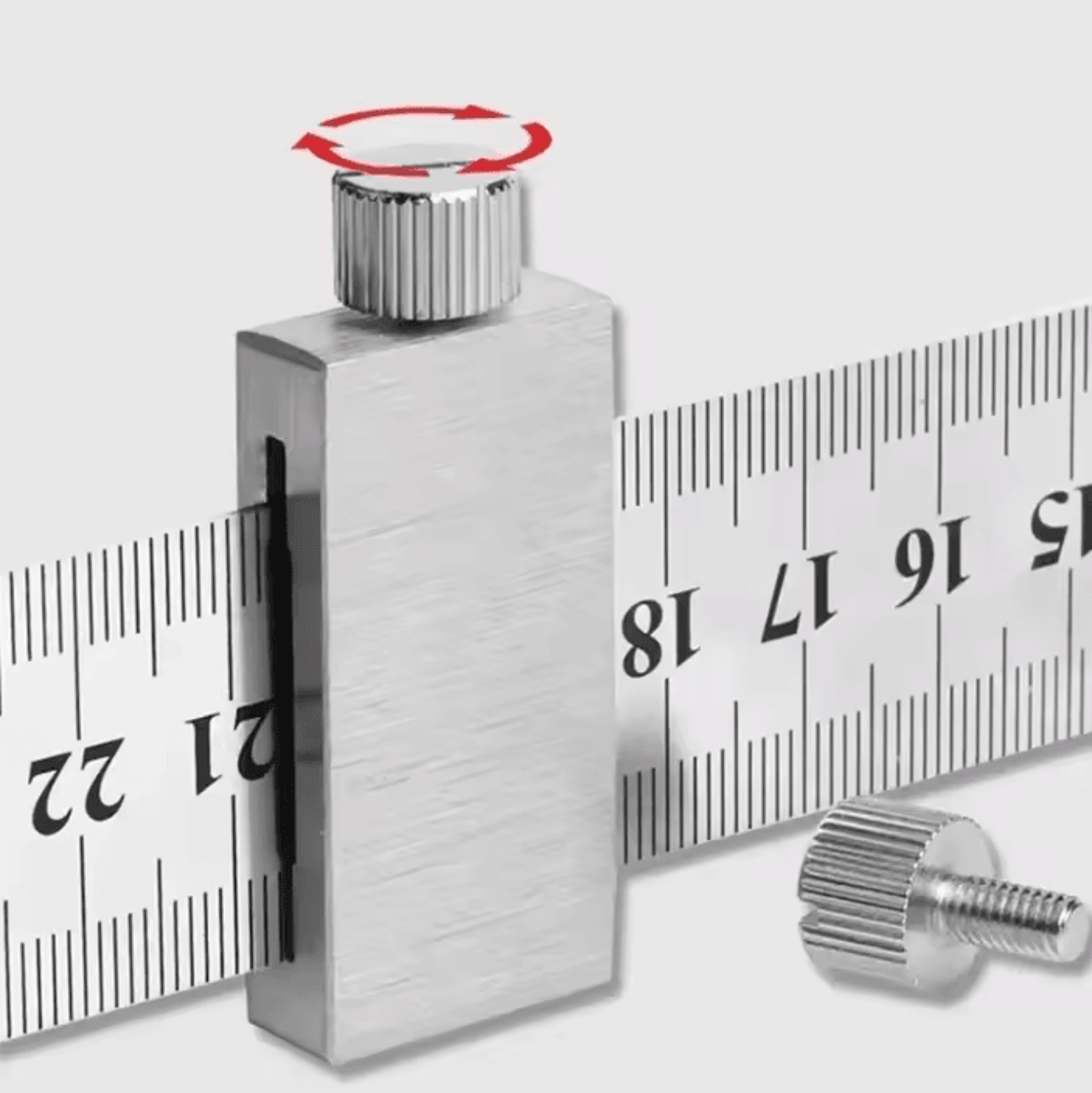 Woodworking Steel Ruler Positioning Limit Block Precision Measuring Stopper For Carpentry Marking A 2