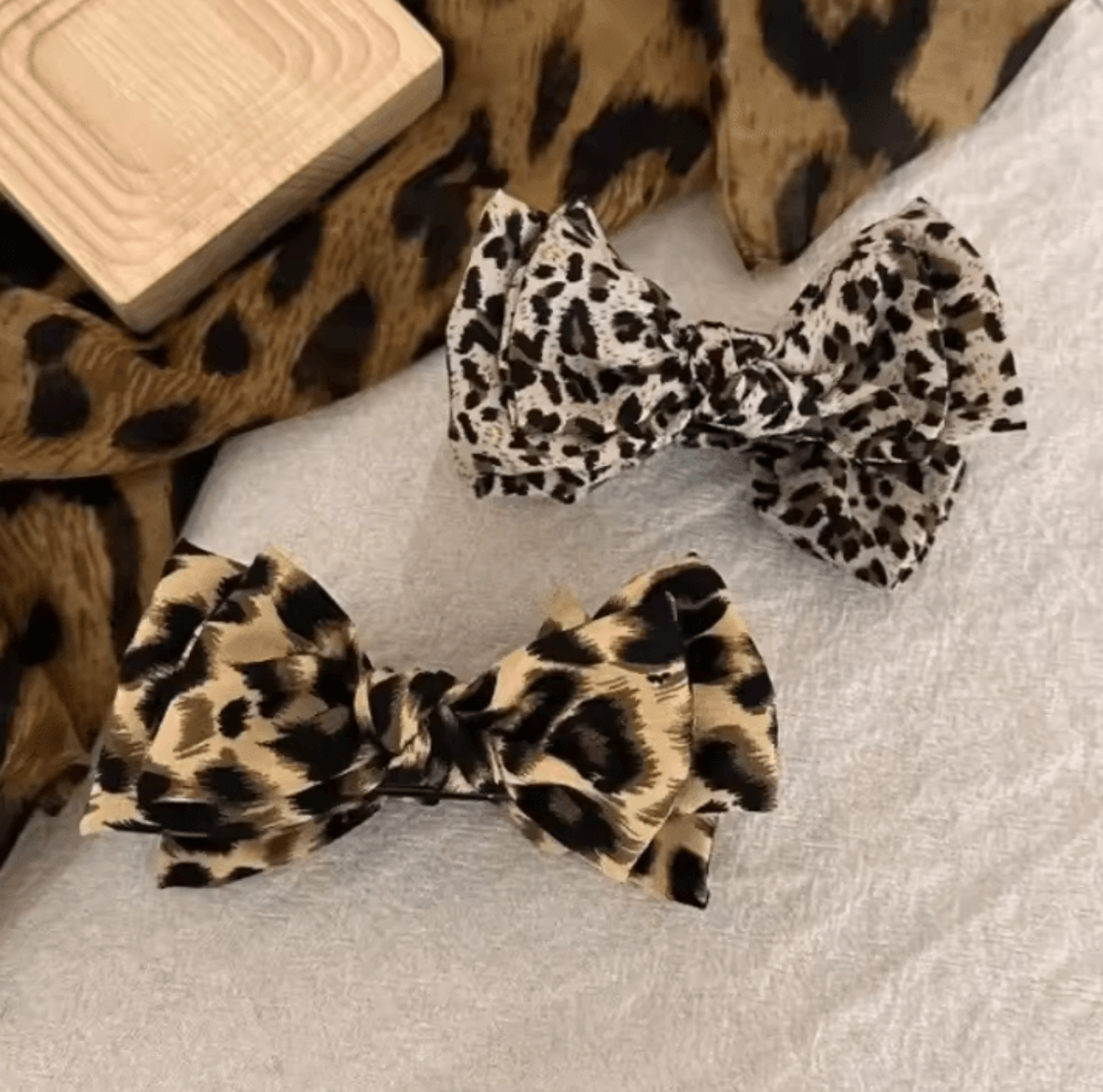 Leopard Print Bow Hair Claw Clip Retro Womens Ponytail And Bun Hairpin For Elegant Everyday Hairsty 2