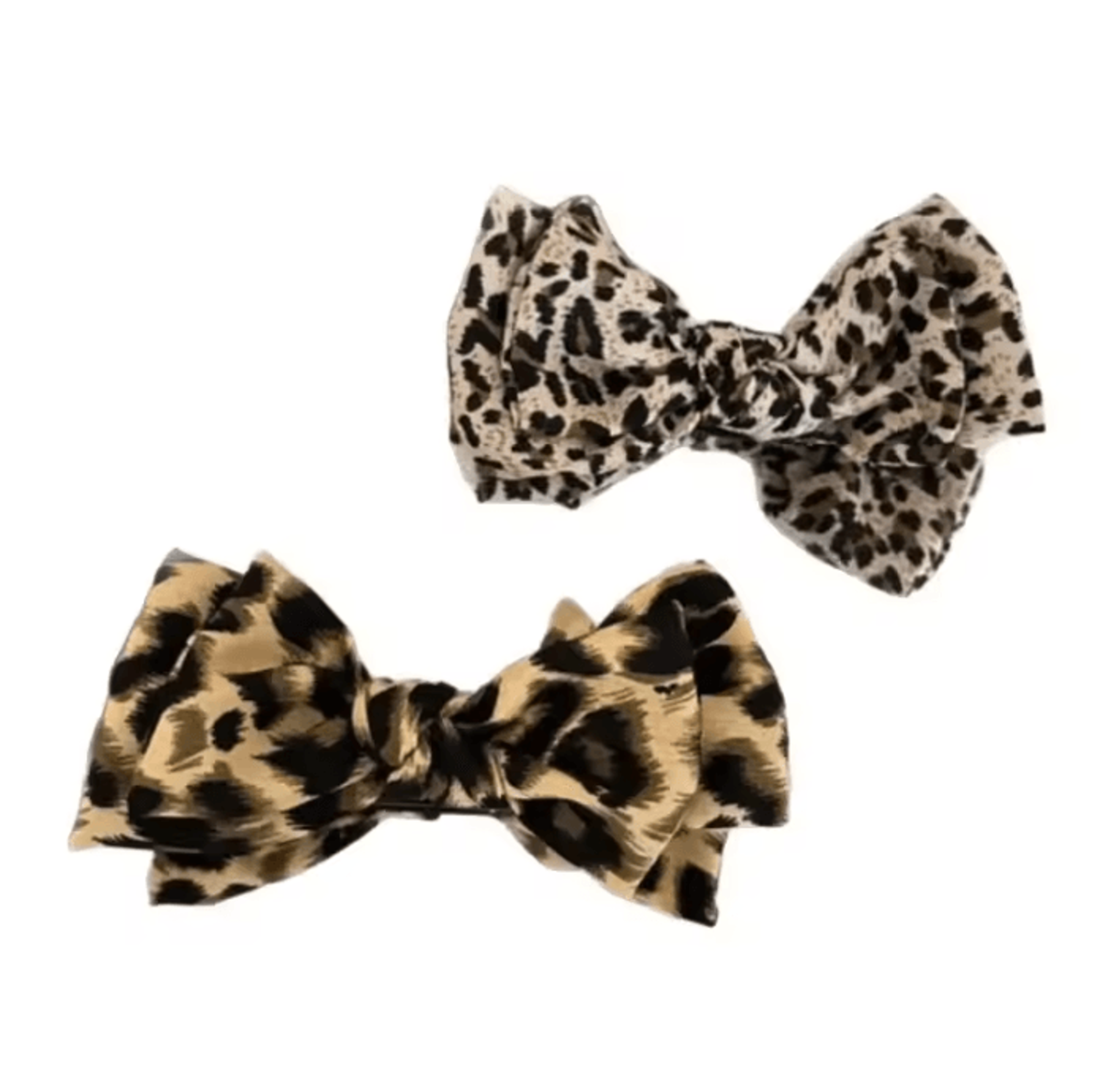 Leopard Print Bow Hair Claw Clip Retro Womens Ponytail And Bun Hairpin For Elegant Everyday Hairsty 1