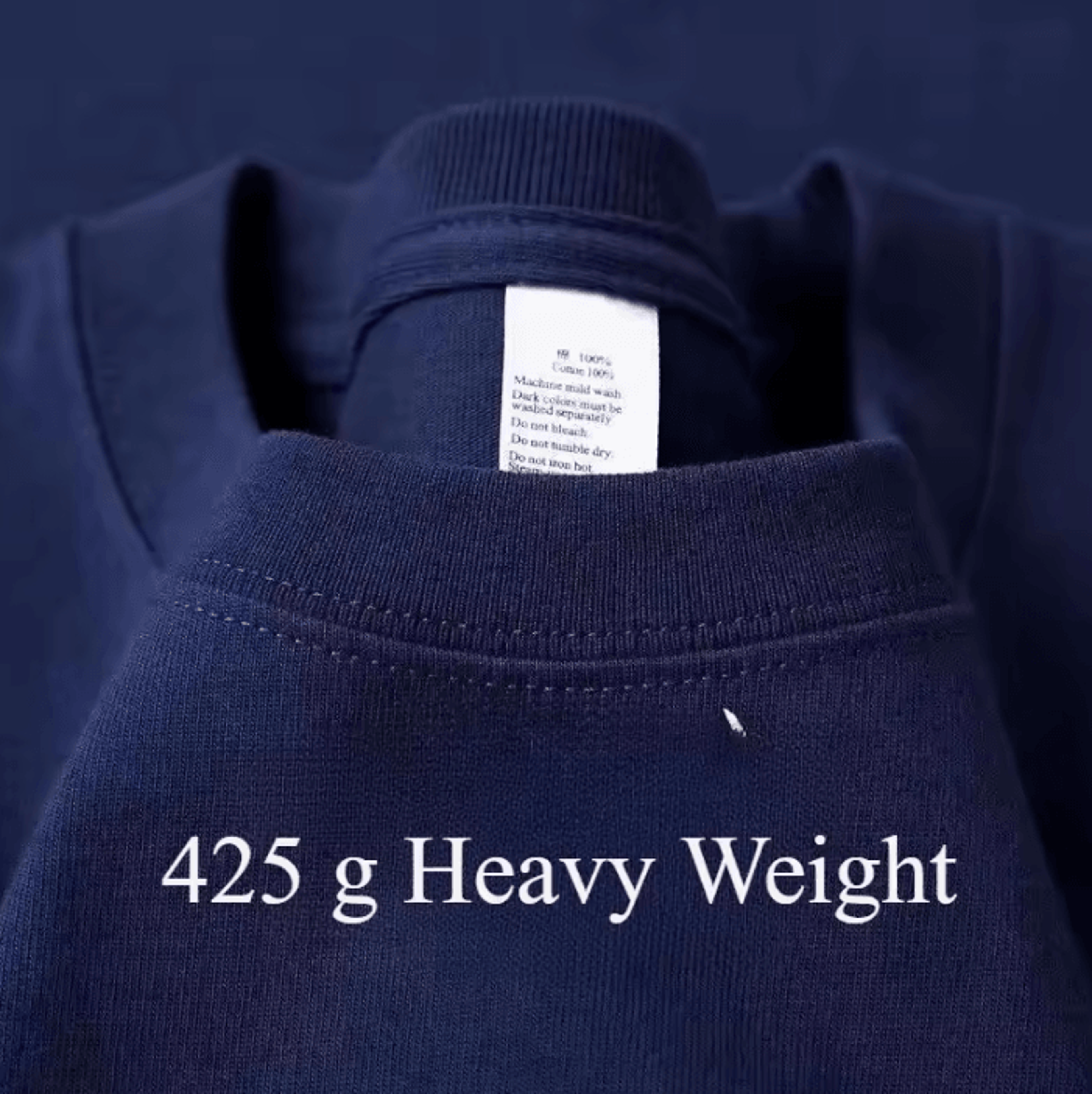 Mens 425G Heavyweight Cotton T Shirt Breathable Crew Neck Short Sleeve Casual Summer Top 6