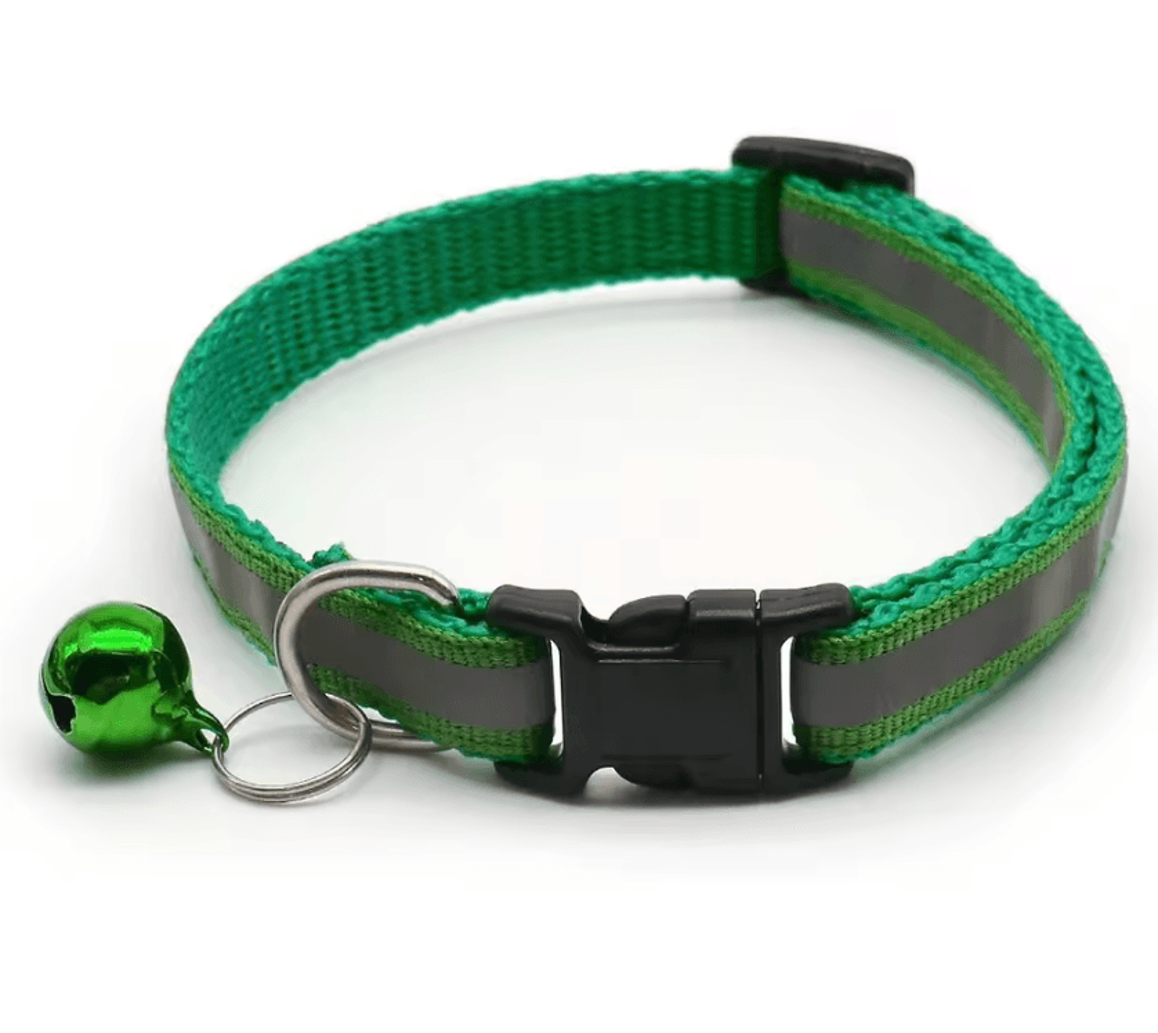 2PCS Reflective Adjustable Pet Collars With Bells For Cats And Small Dogs Available In 12 Colors 14