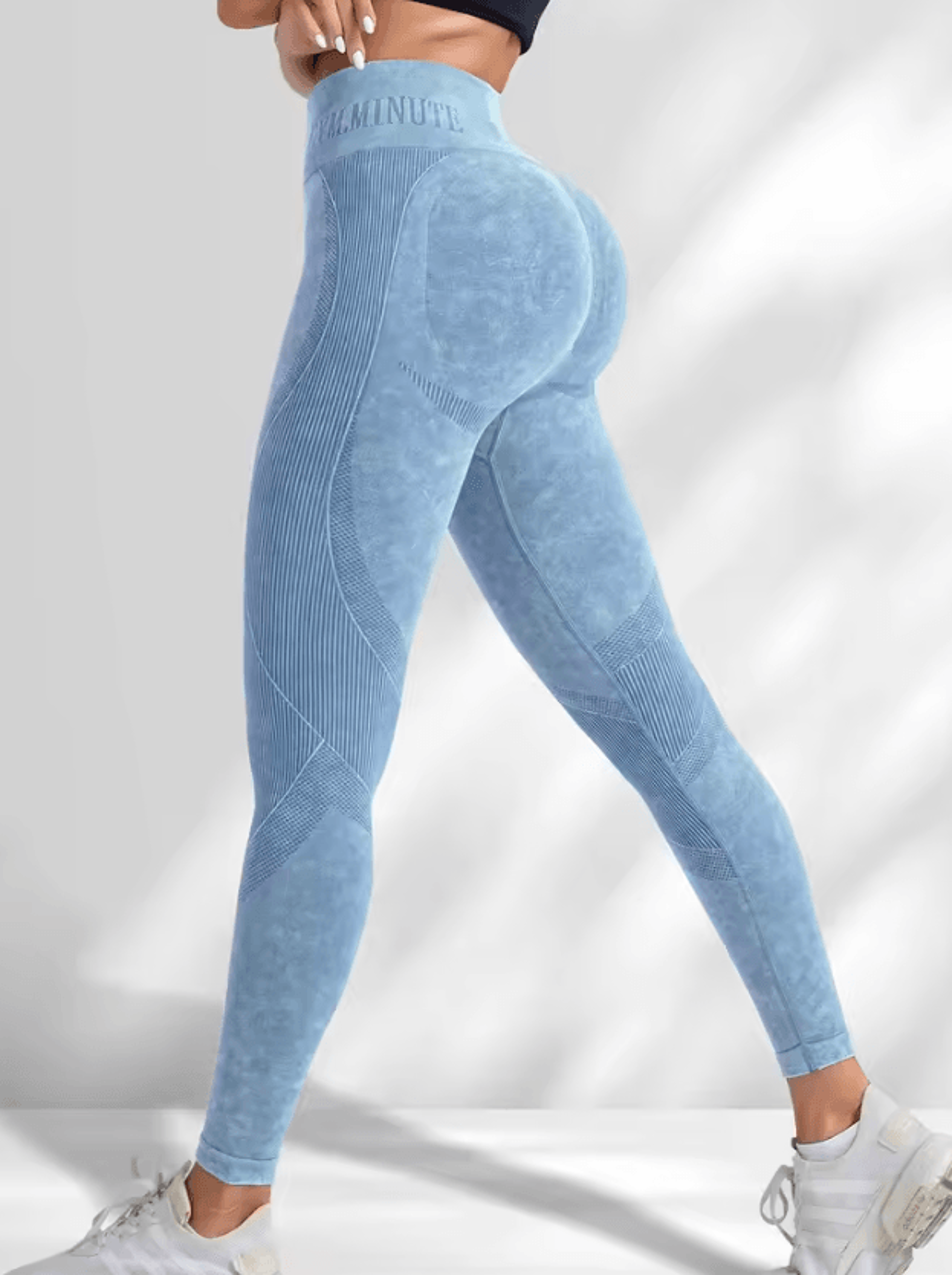 Womens High Waist Seamless Yoga Leggings Hip Lift Stretch Fitness Pants For Gym And Workout 5