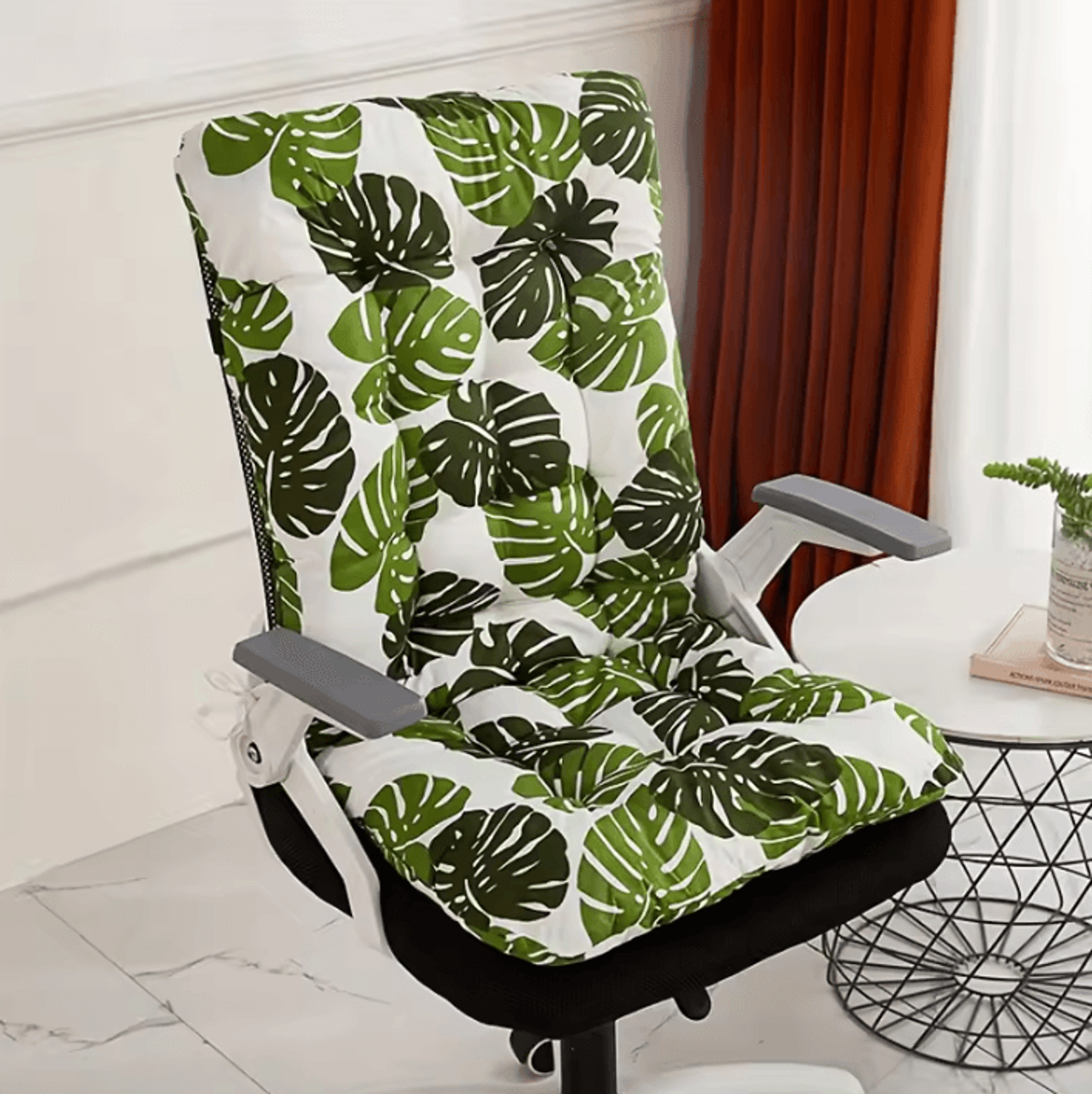 Ergonomic Seat Cushion With Integrated Backrest Support For Office Chair Home And Car Seating Comfo 1