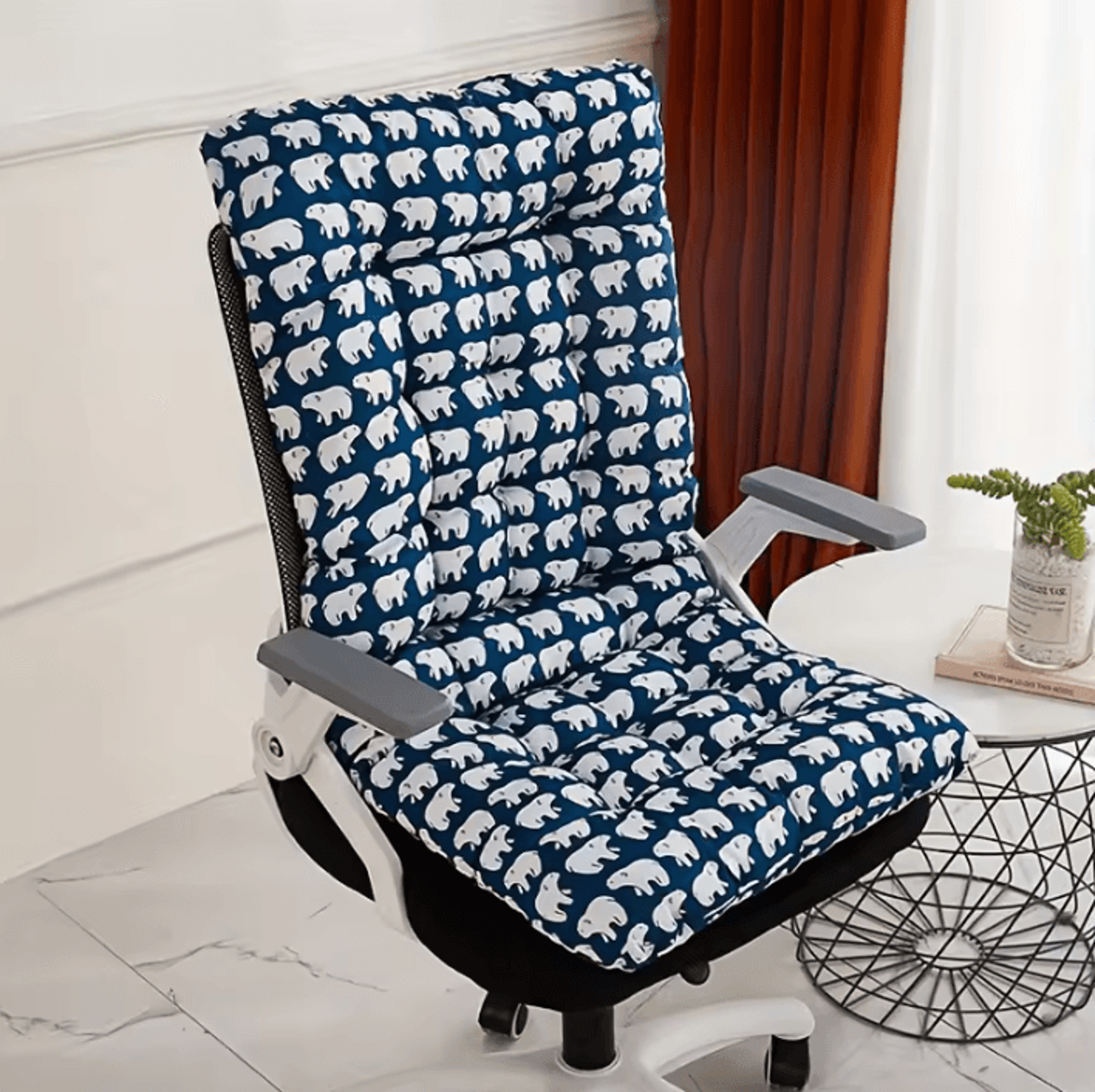Ergonomic Seat Cushion With Integrated Backrest Support For Office Chair Home And Car Seating Comfo 4