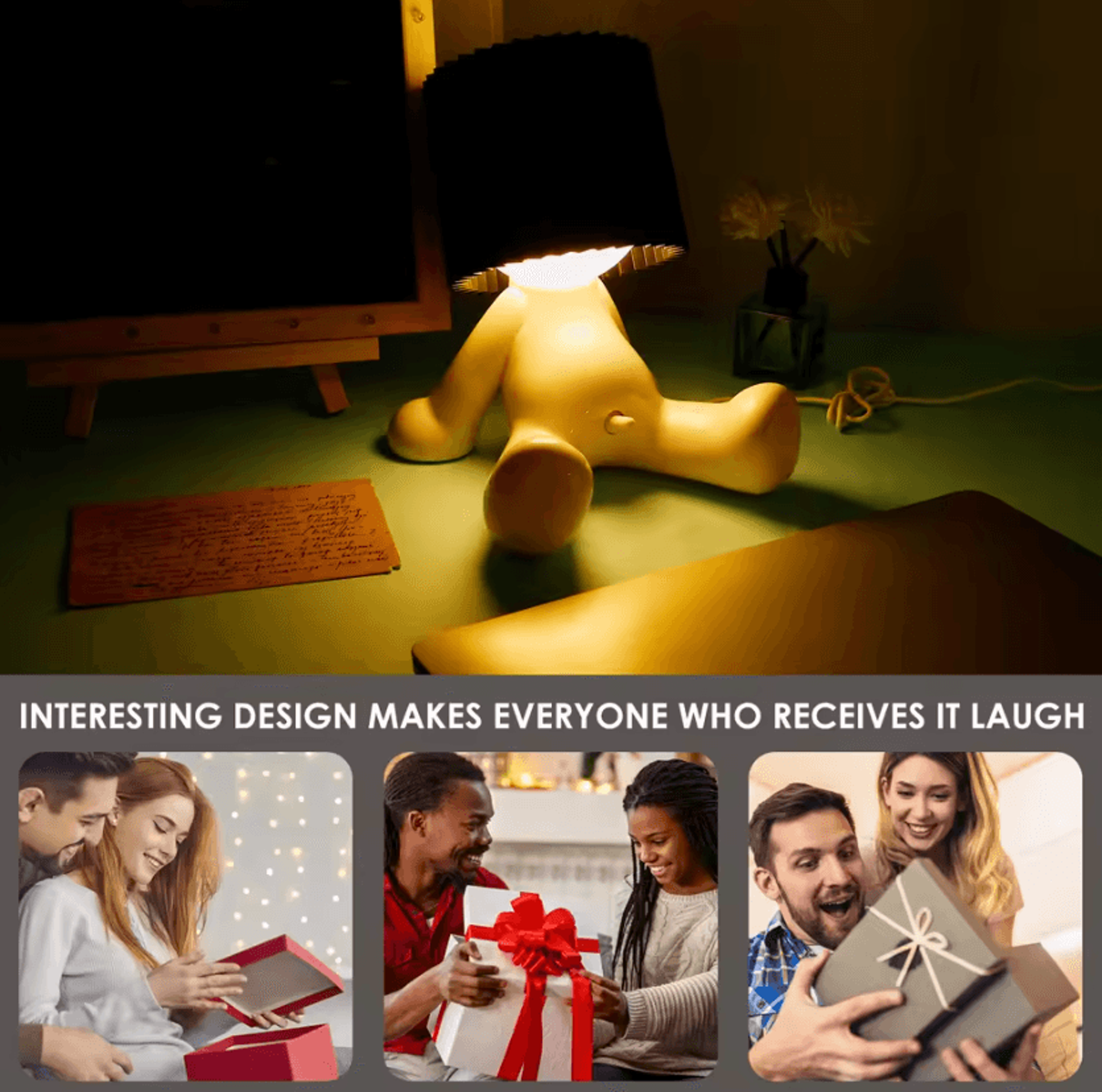 Creative Shy Boy Table Lamp Cute Little Man LED Night Light For Bedroom Bedside Desk And Home Decor 3
