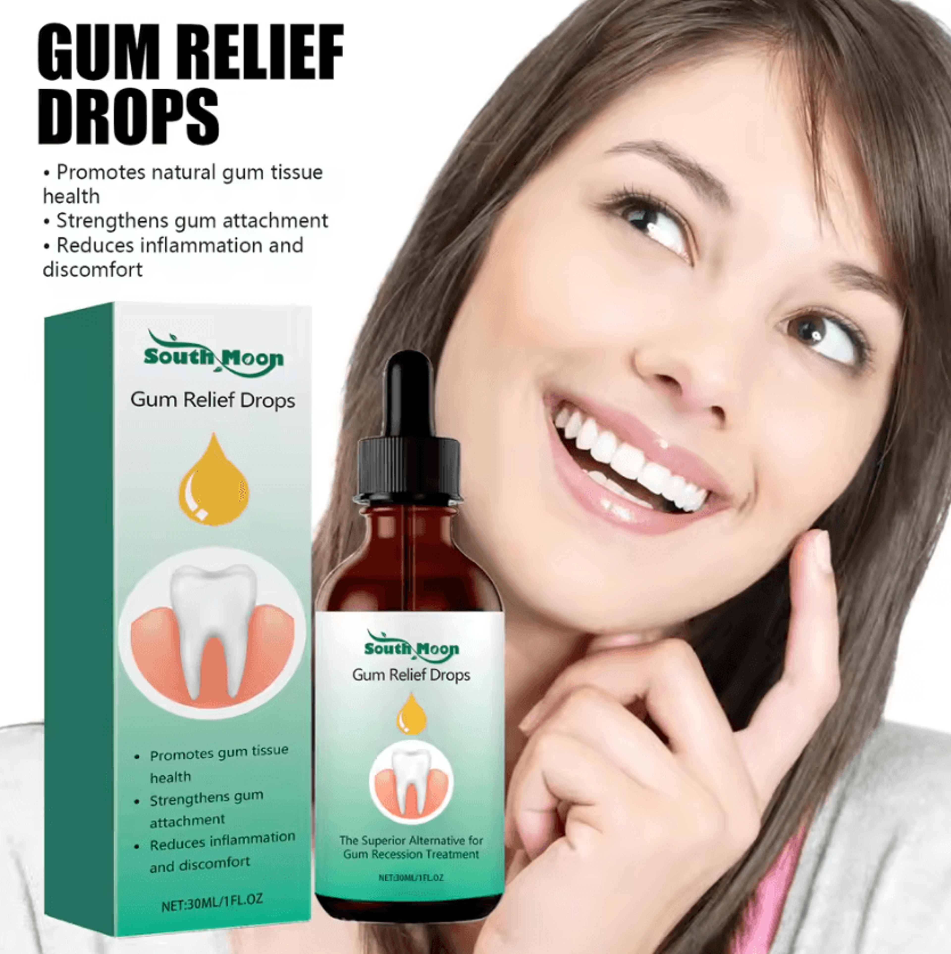 oral care drops for teeth and gums liquid dental hygiene solution for daily mouth care