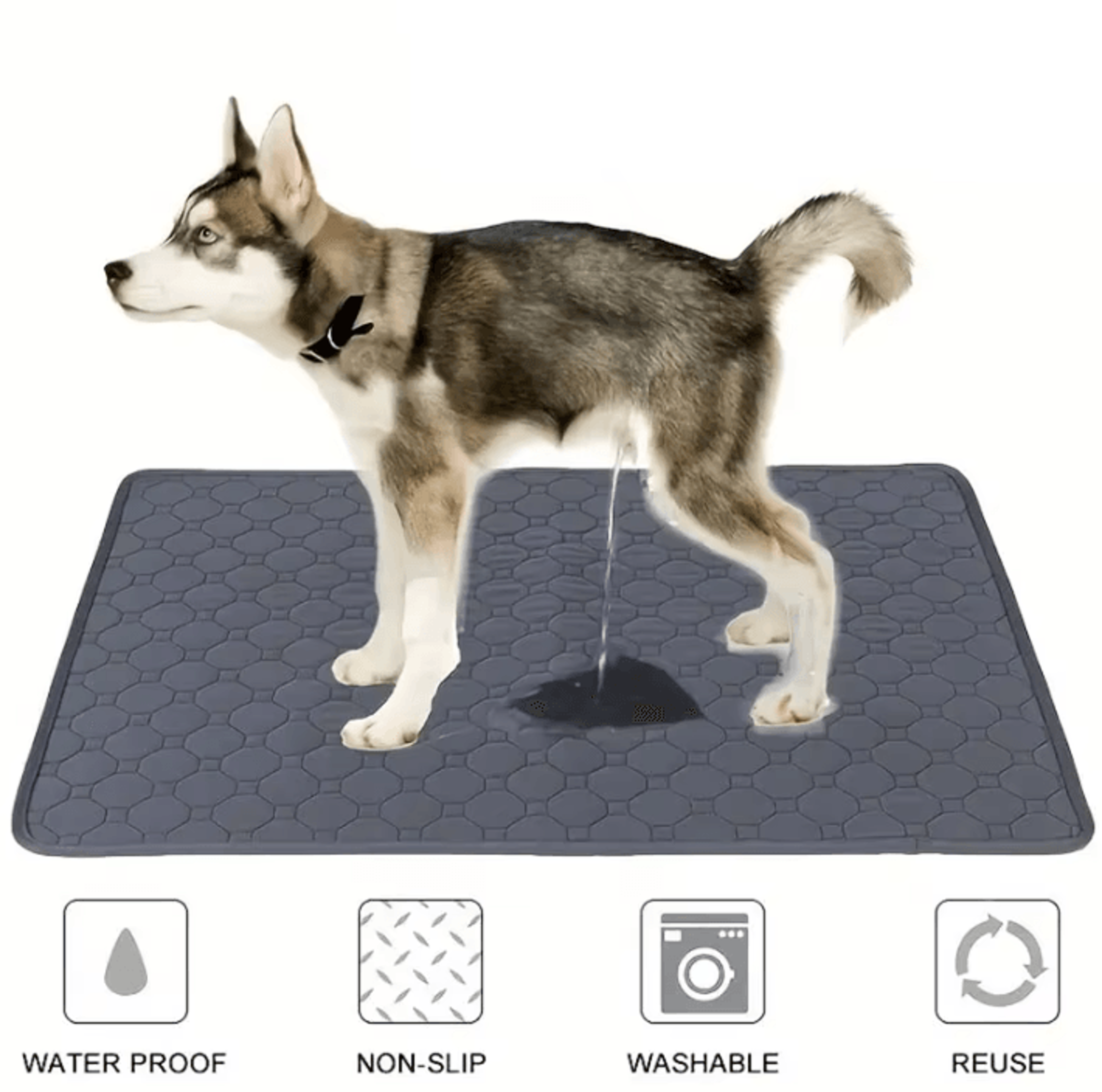 reusable washable dog pee pad waterproof absorbent puppy training mat for floors sofas and car seats