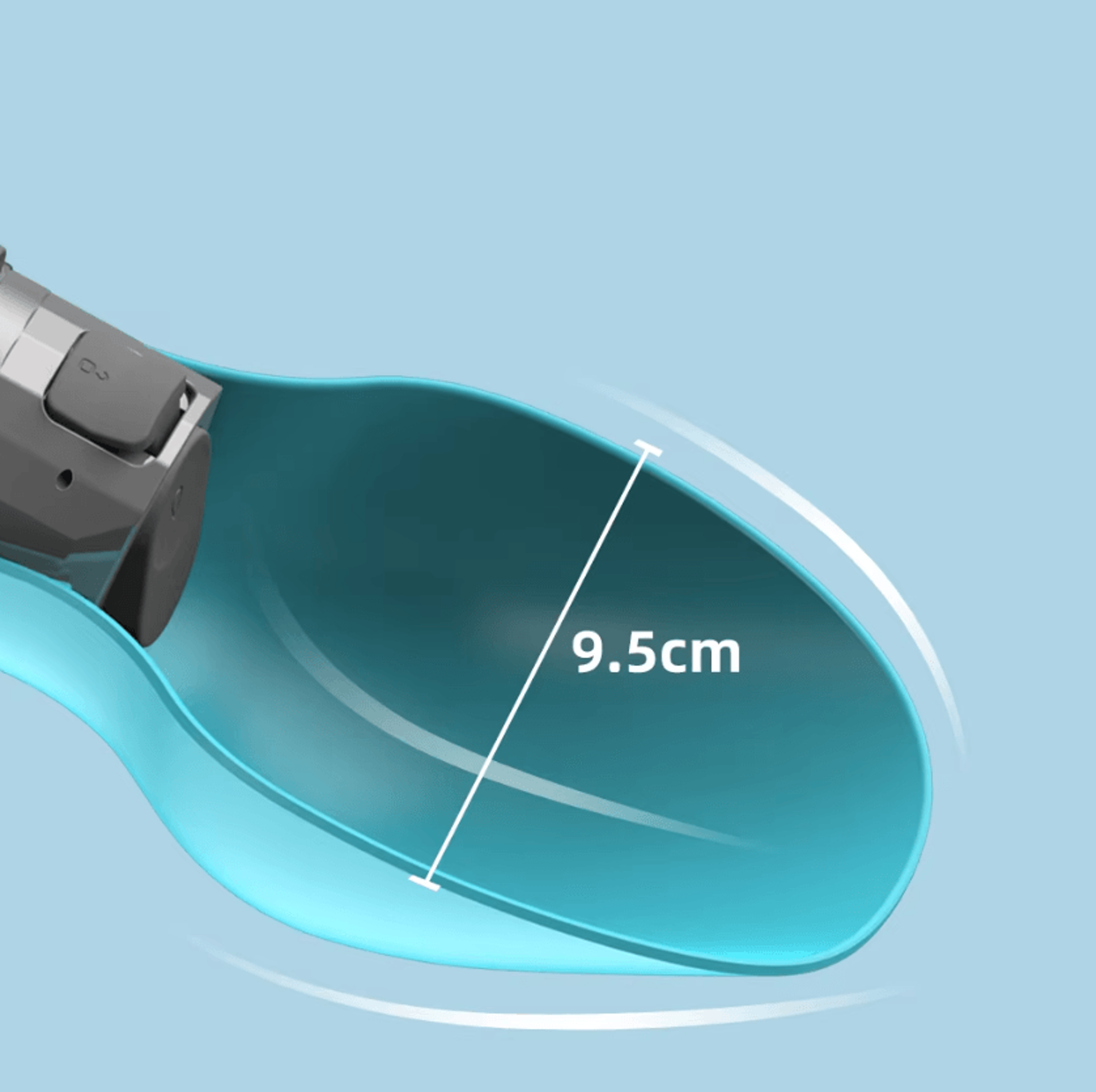 800ml Portable Dog Water Bottle With Drinking Bowl Travel Pet Water Dispenser For Small Medium And  2
