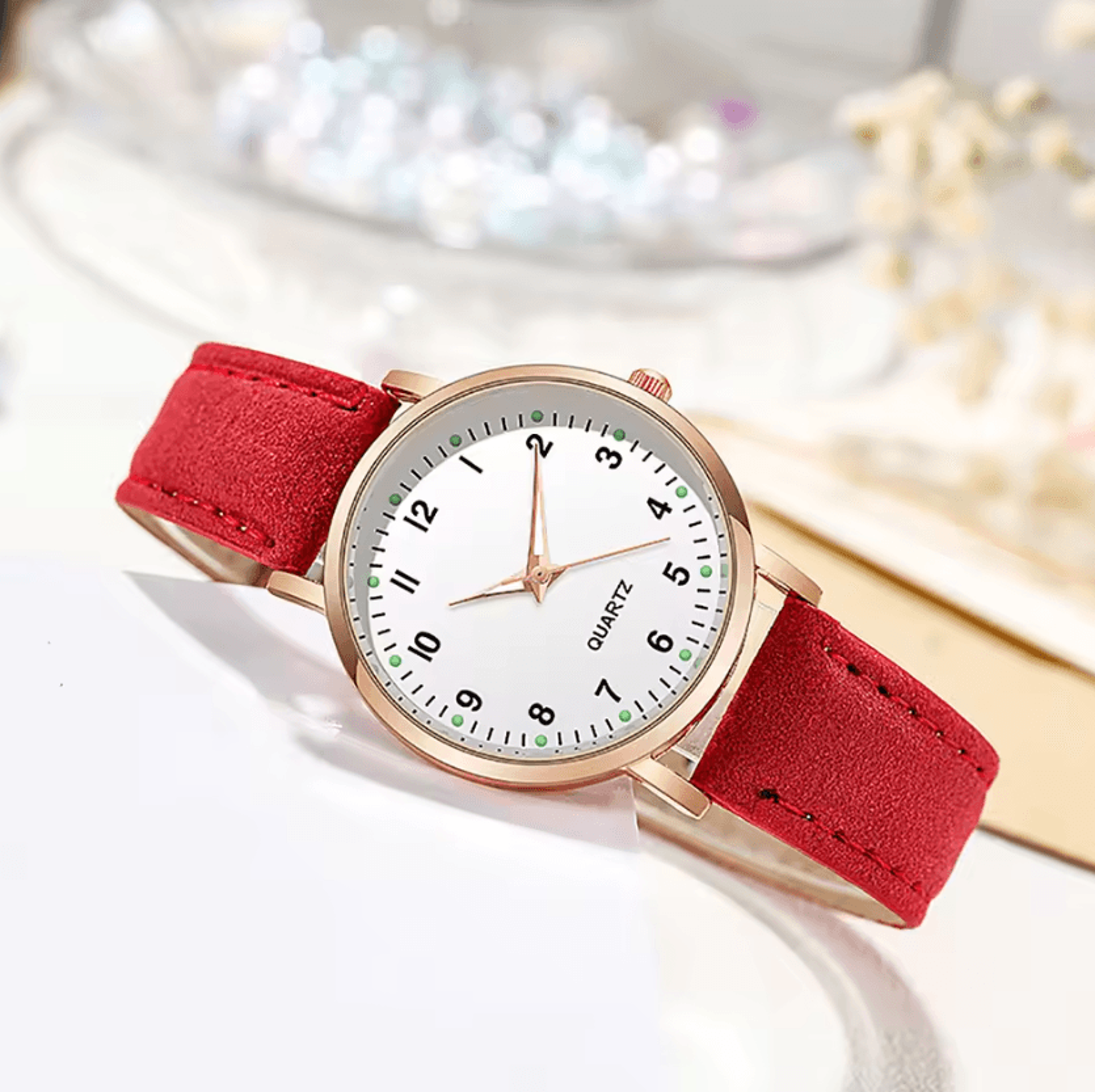 Womens Luxury Diamond Style Quartz Watch Luminous Dial Elegant Fashion Wristwatch For Everyday Wear 6