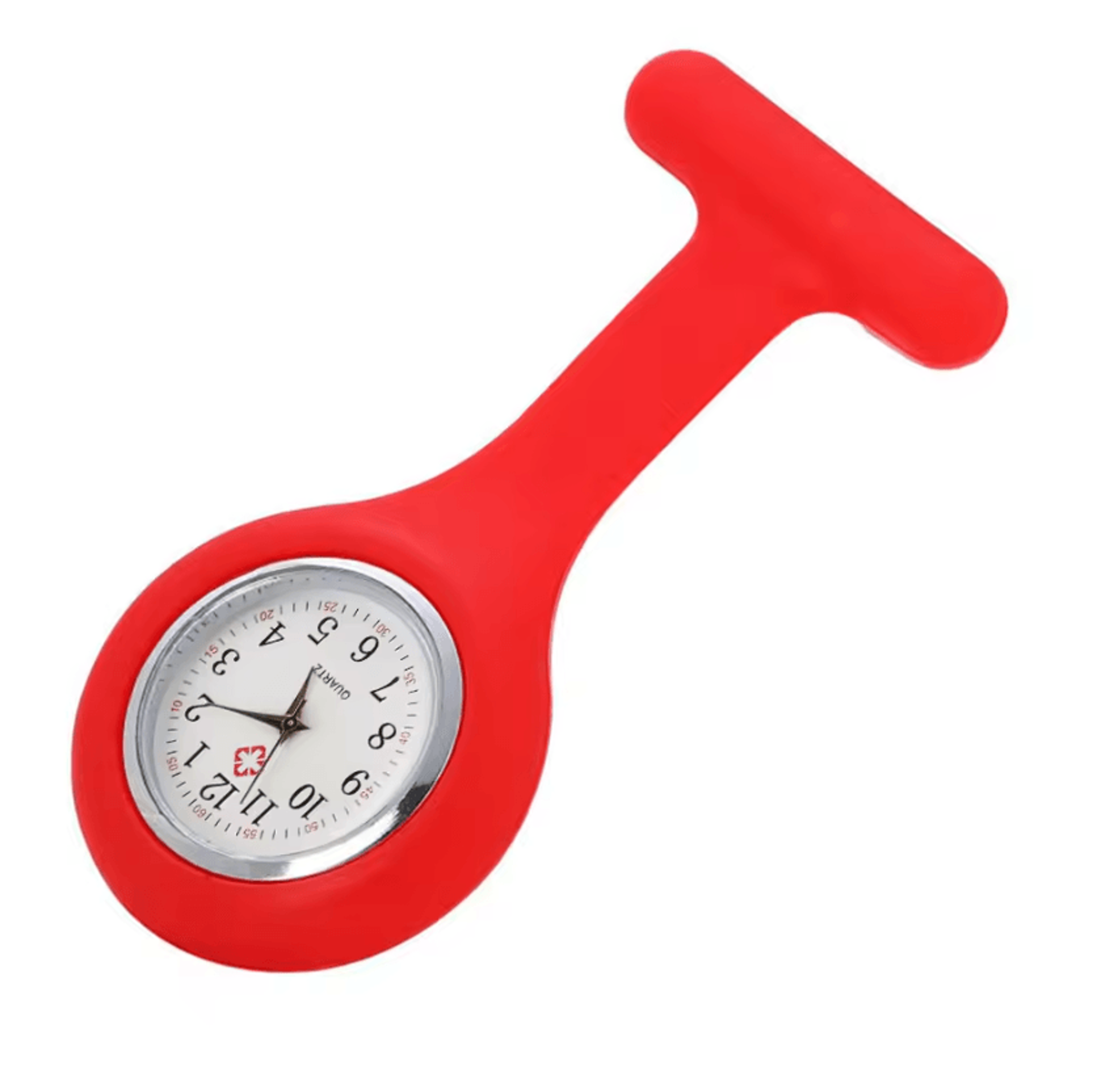Mini Silicone Nurse Pocket Watch With Brooch Pin Compact Clip On Fob Watch For Healthcare Workers A 7
