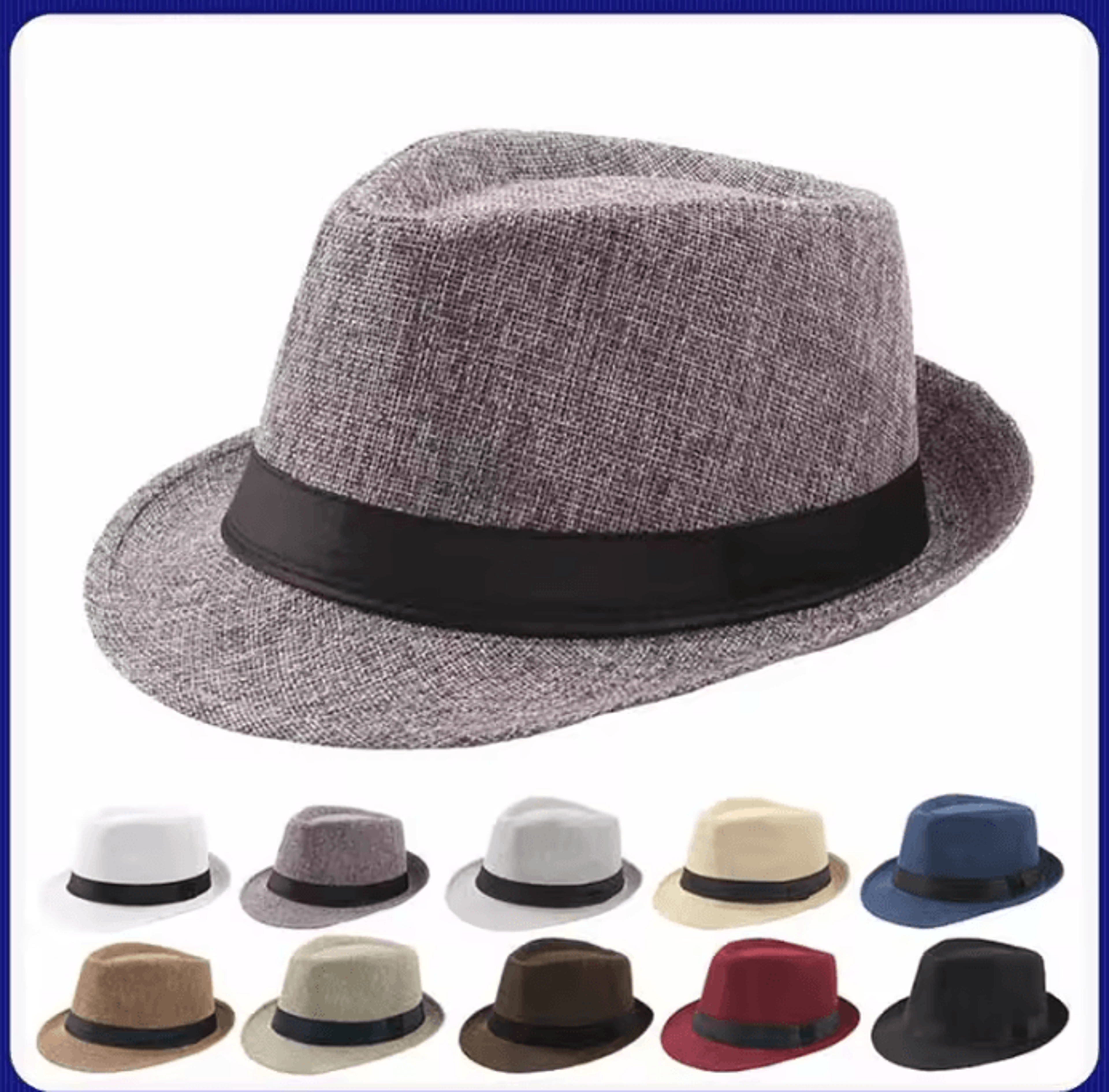 unisex wide brim straw panama hat with black ribbon stylish summer beach trilby fedora for men and women