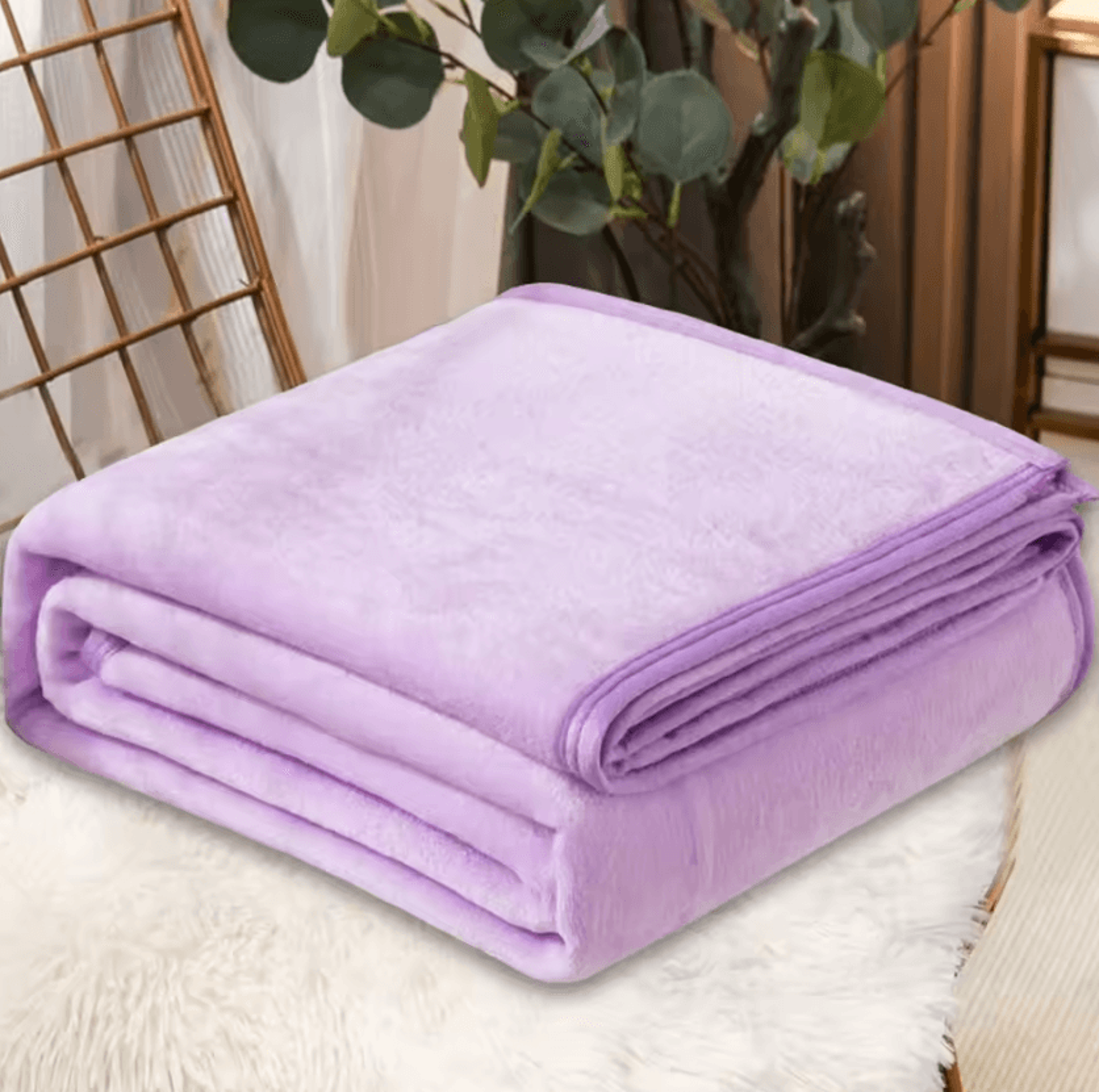 Luxury Soft Fuzzy Fleece Throw Blanket Colorful Plush Microfiber Couch Blanket For Bed Sofa And Tra 11