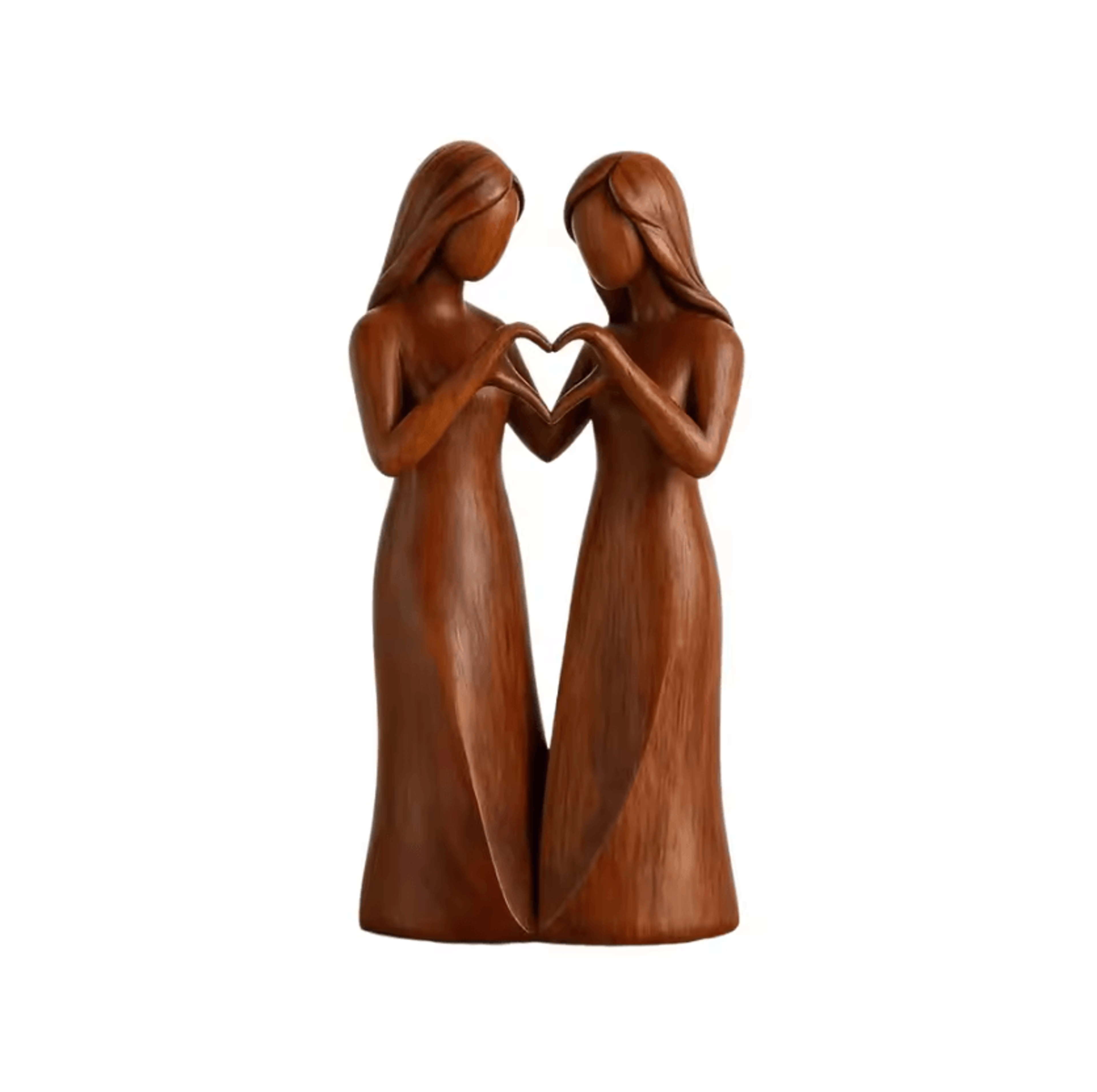 hand painted sisters friendship resin figurine sentimental sculpture for birthday gifts and home decoration