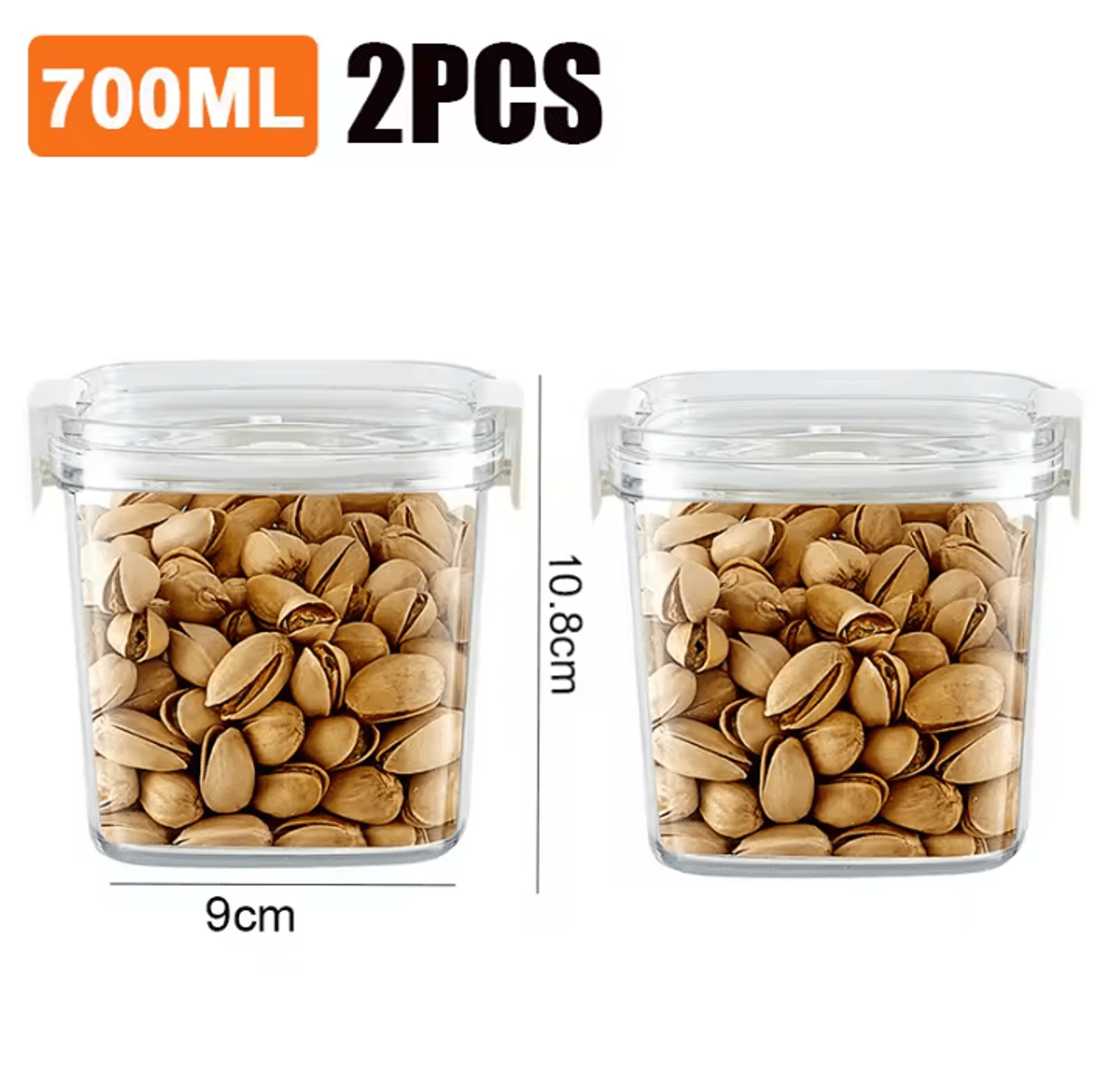Electric Vacuum Sealed Food Storage Container Moisture Resistant Coffee Bean Jar For Rice Cereals A 7