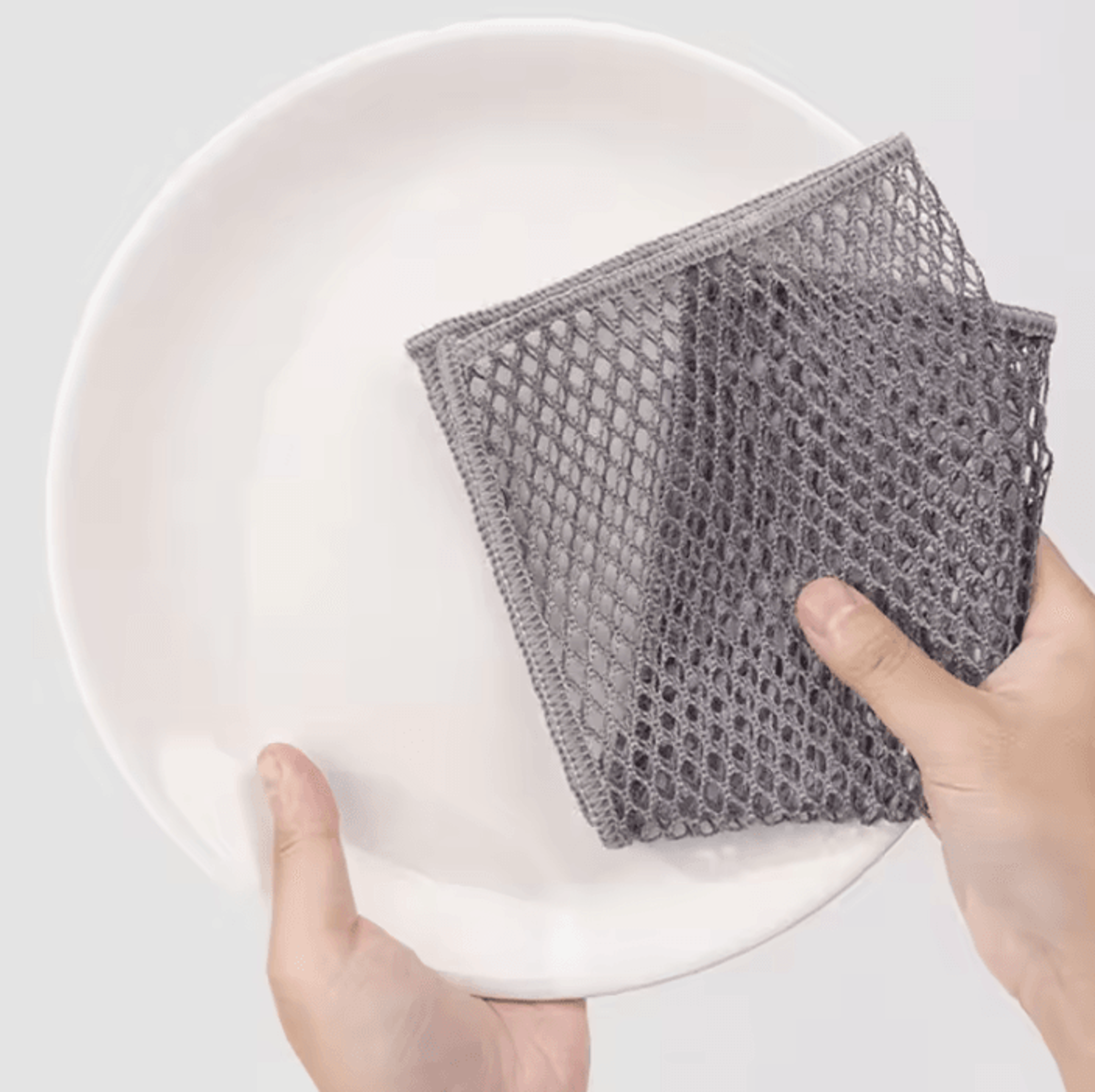 5 Piece Quick Dry Mesh Dish Cleaning Cloth Reusable Kitchen Scouring Towels For Dishes Stove And Gr 2
