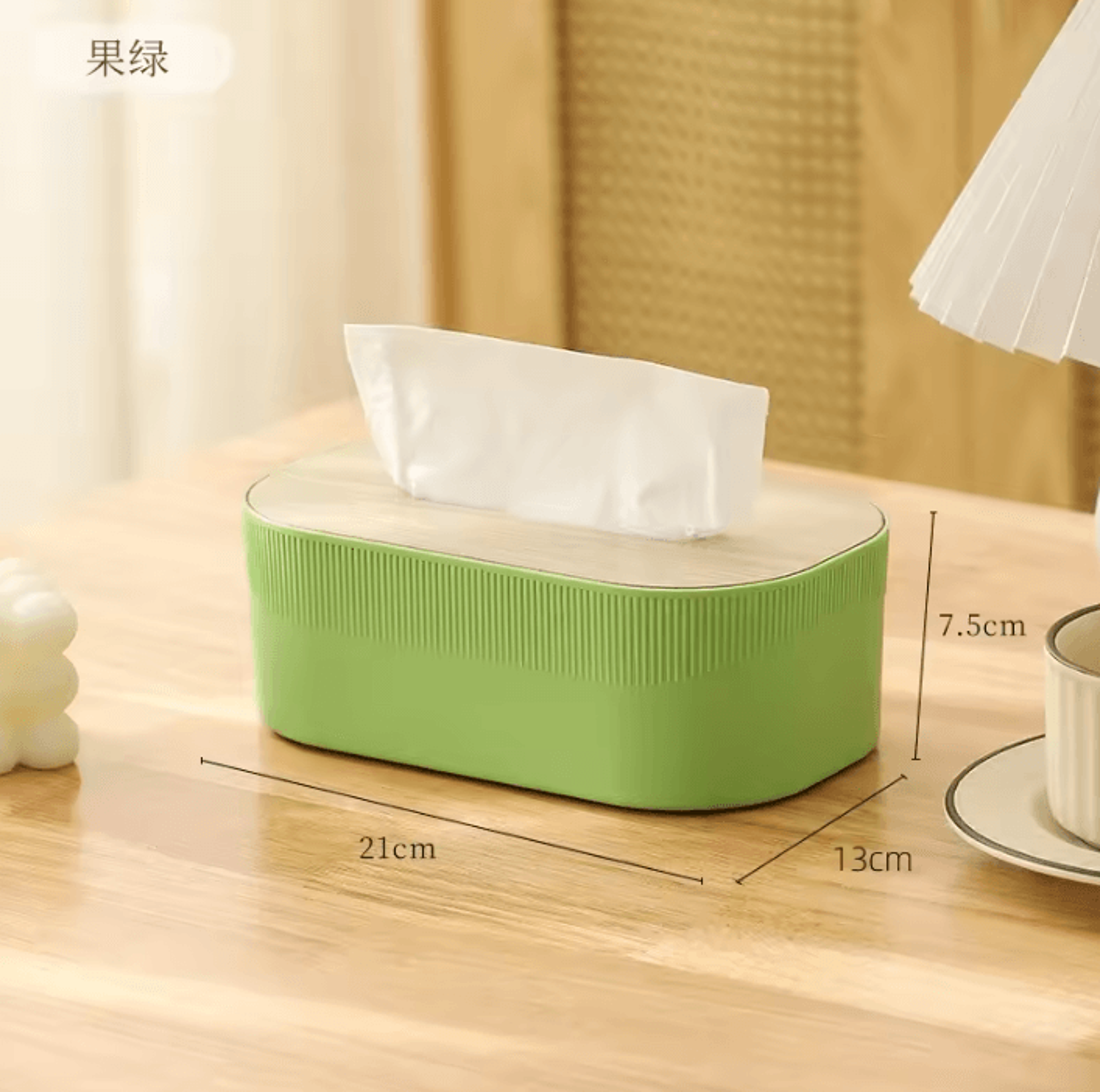 Nordic Style Tissue Box With Wooden Cover Modern Square Napkin Holder For Living Room Bathroom And  8