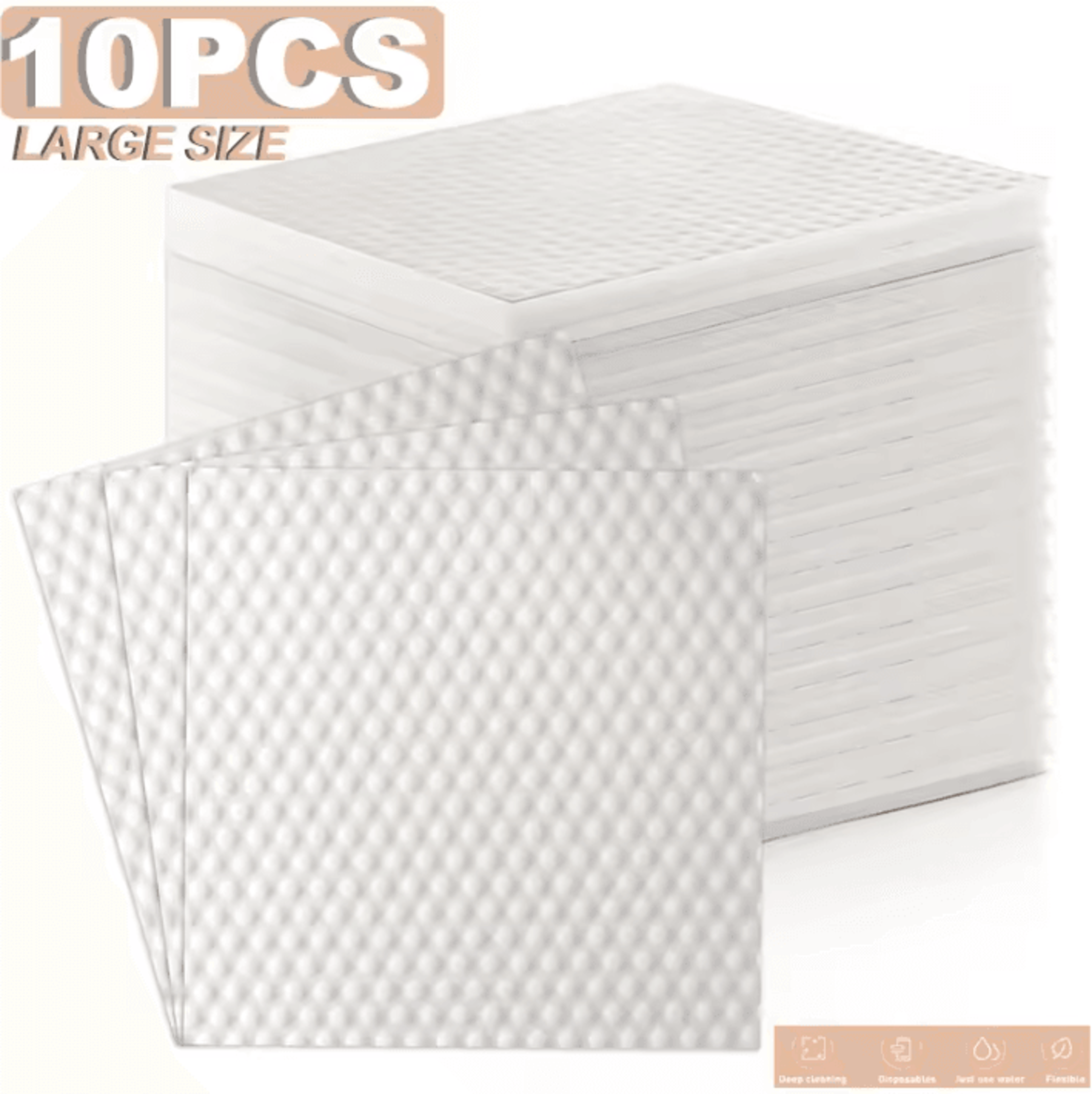 10 piece compressed melamine cleaning sponge sheets for kitchen and bathroom