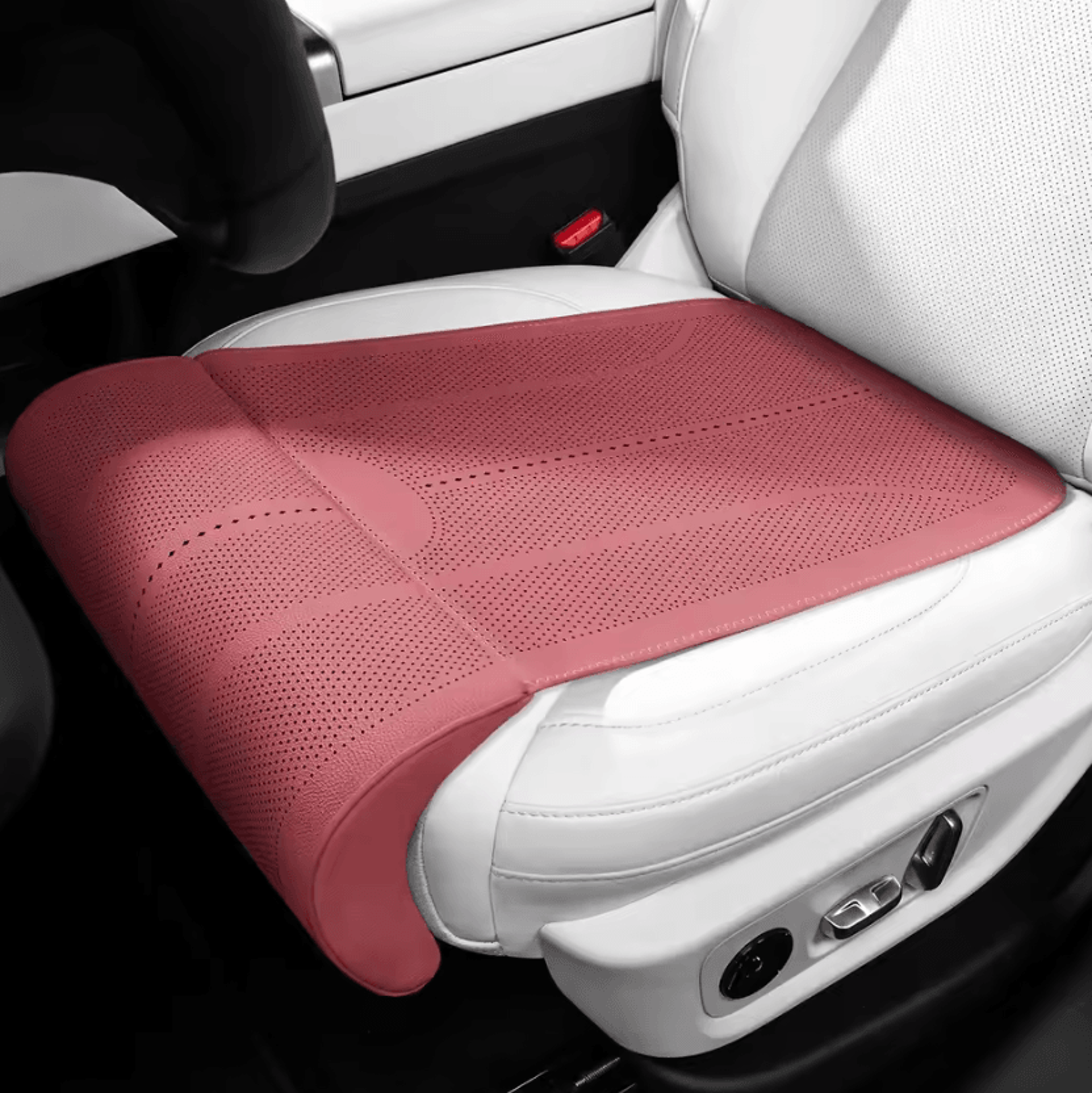 Breathable Car Seat Extender Cushion With Leg Support For Driving Comfort 6