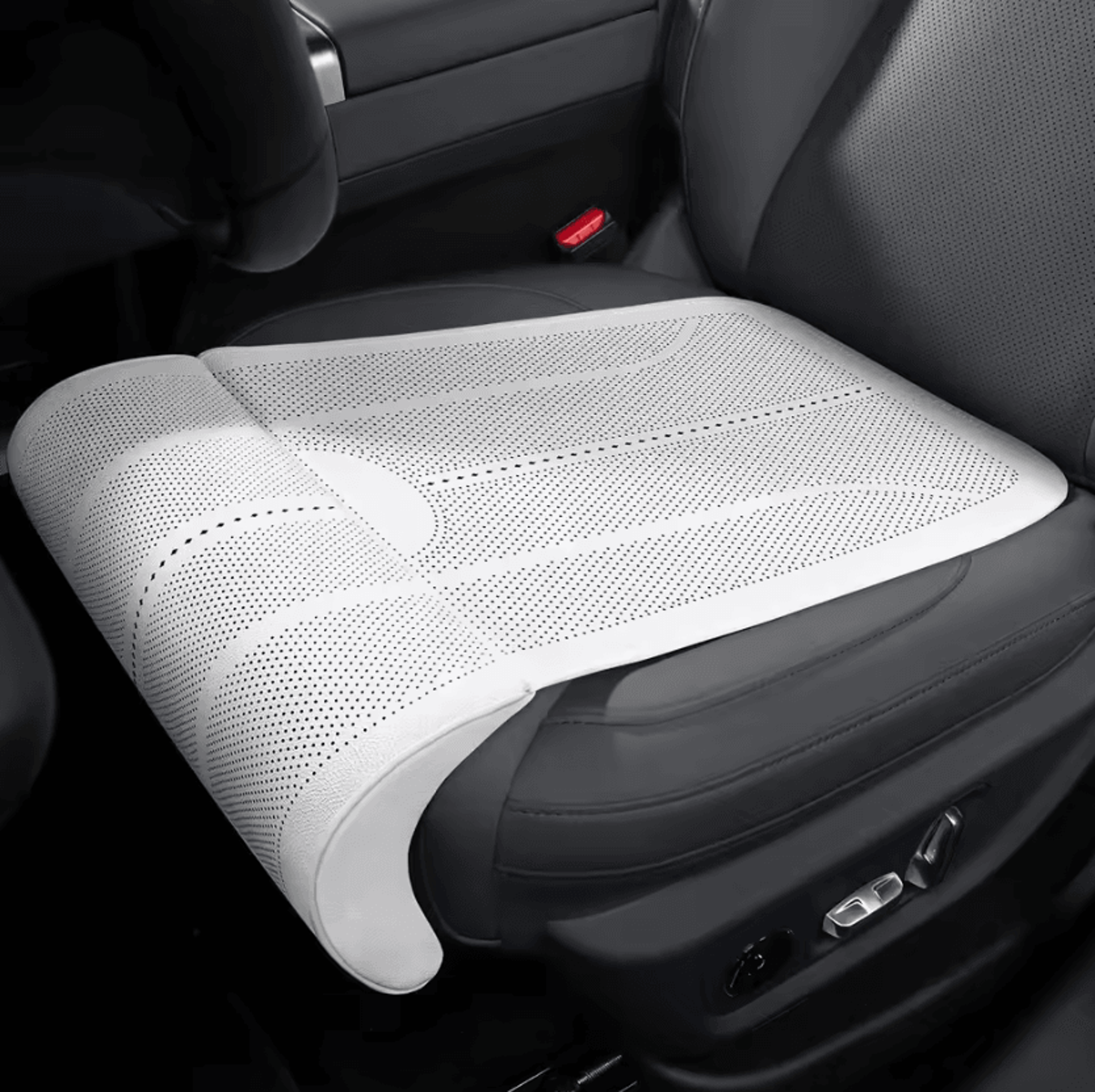 Breathable Car Seat Extender Cushion With Leg Support For Driving Comfort 10