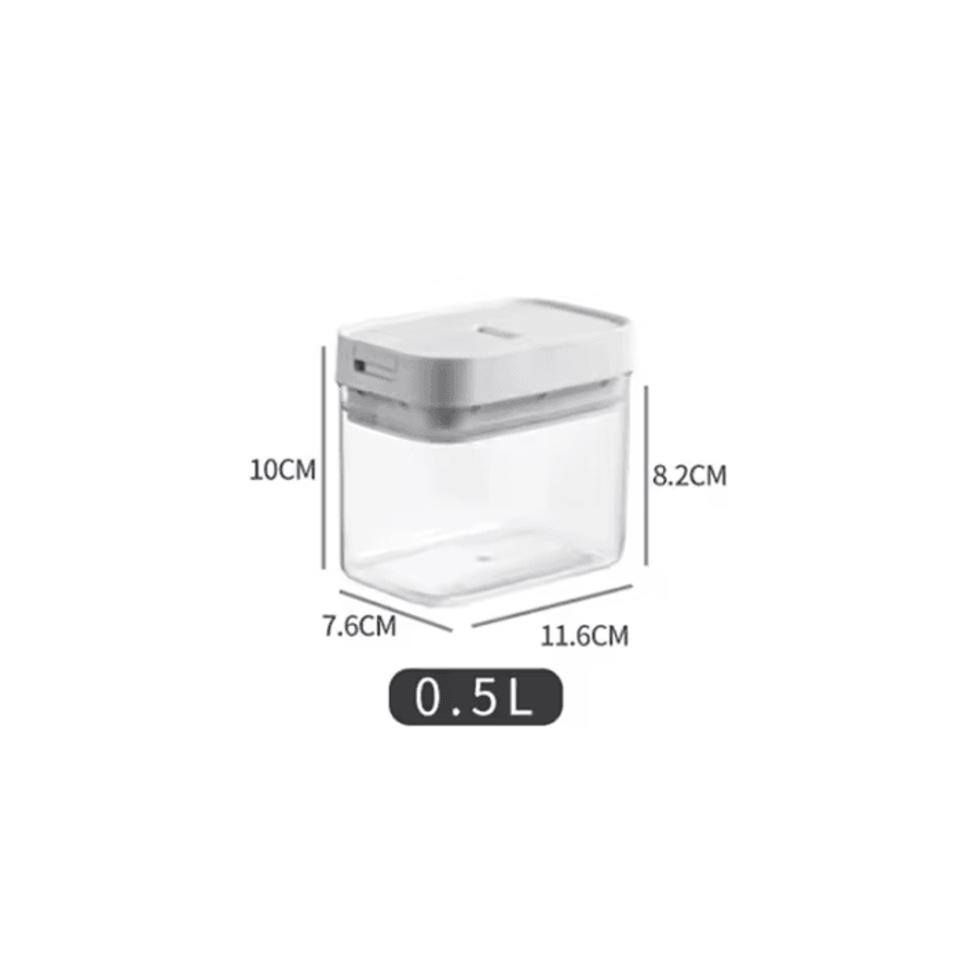Airtight Spaghetti Storage Container With Clear Plastic Food Organizer 7