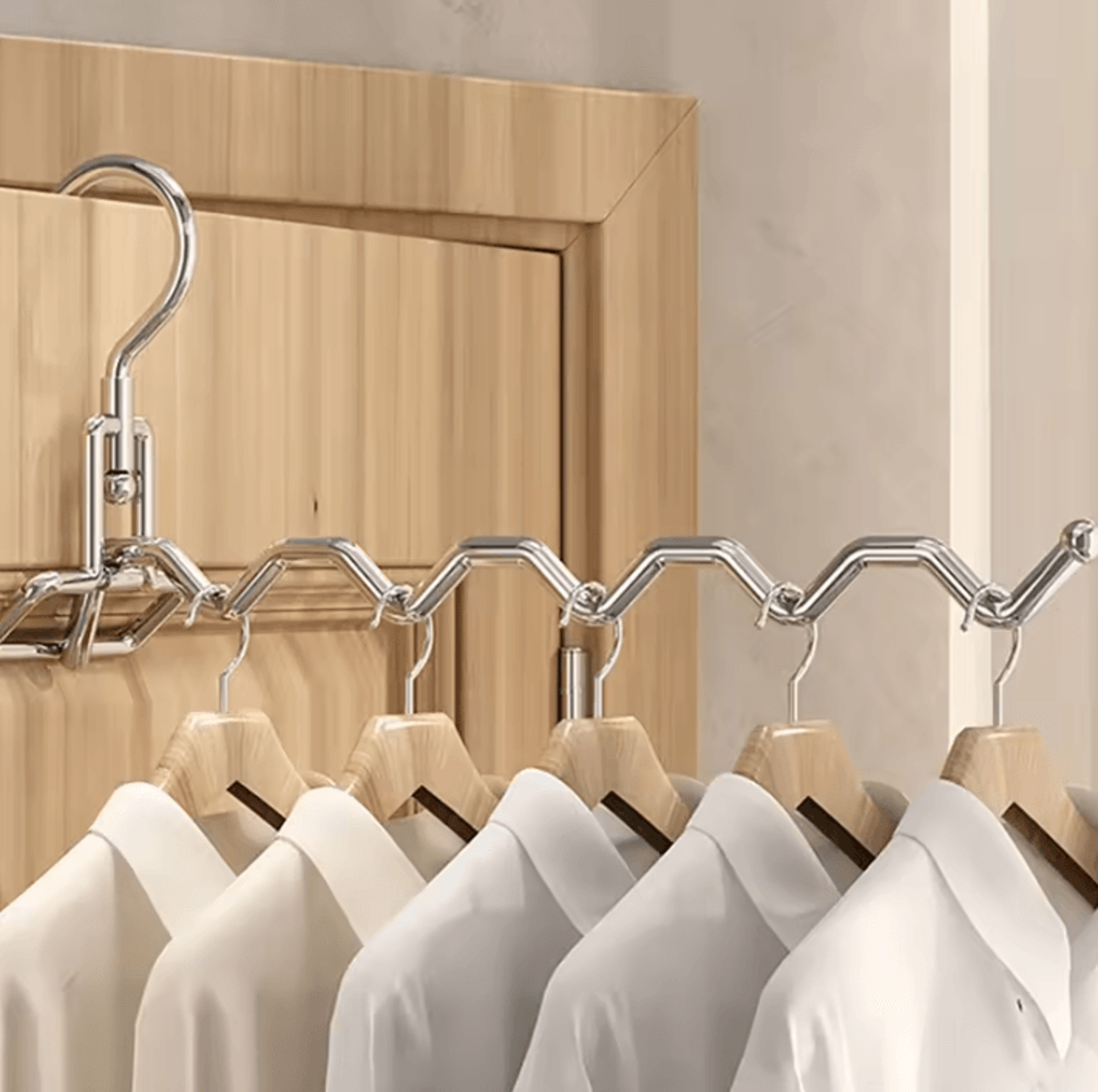 foldable travel clothes drying rack with no drill door mounted hanger