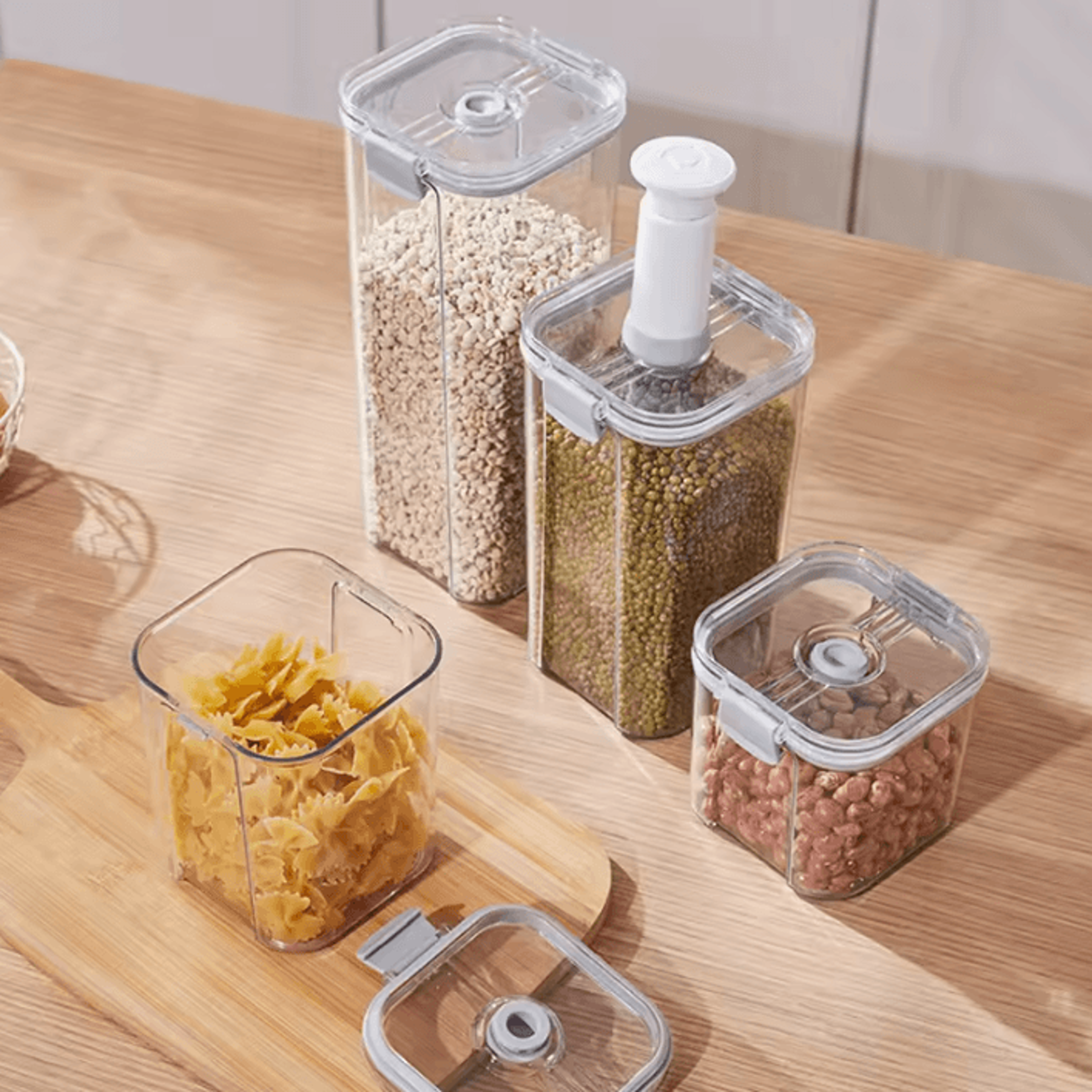 Vacuum Sealed Coffee Bean Storage Jar With Moisture Resistant Food Container 1
