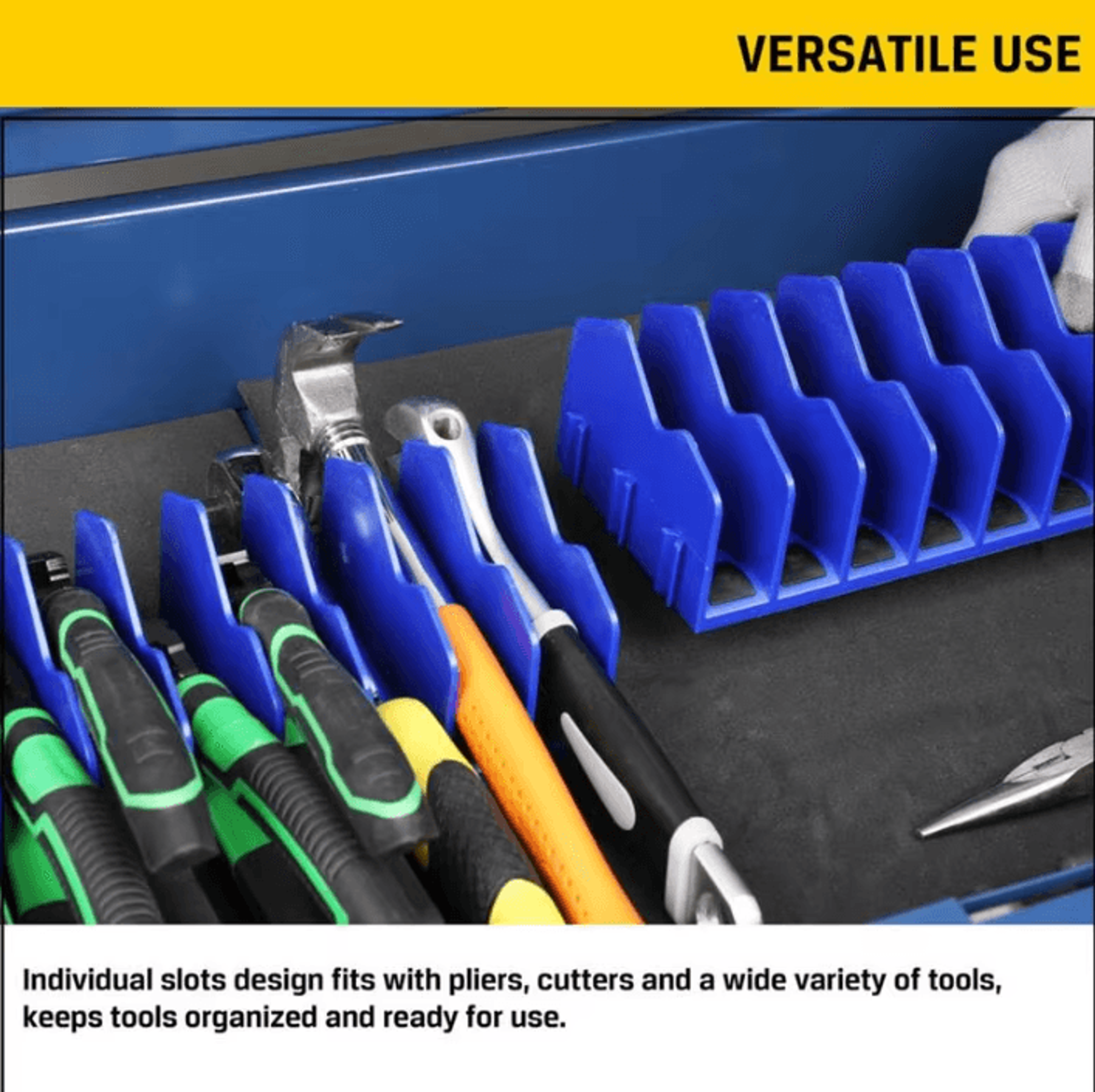 Space Saving Pliers Organizer Rack With 10 Tool Storage Slots 3