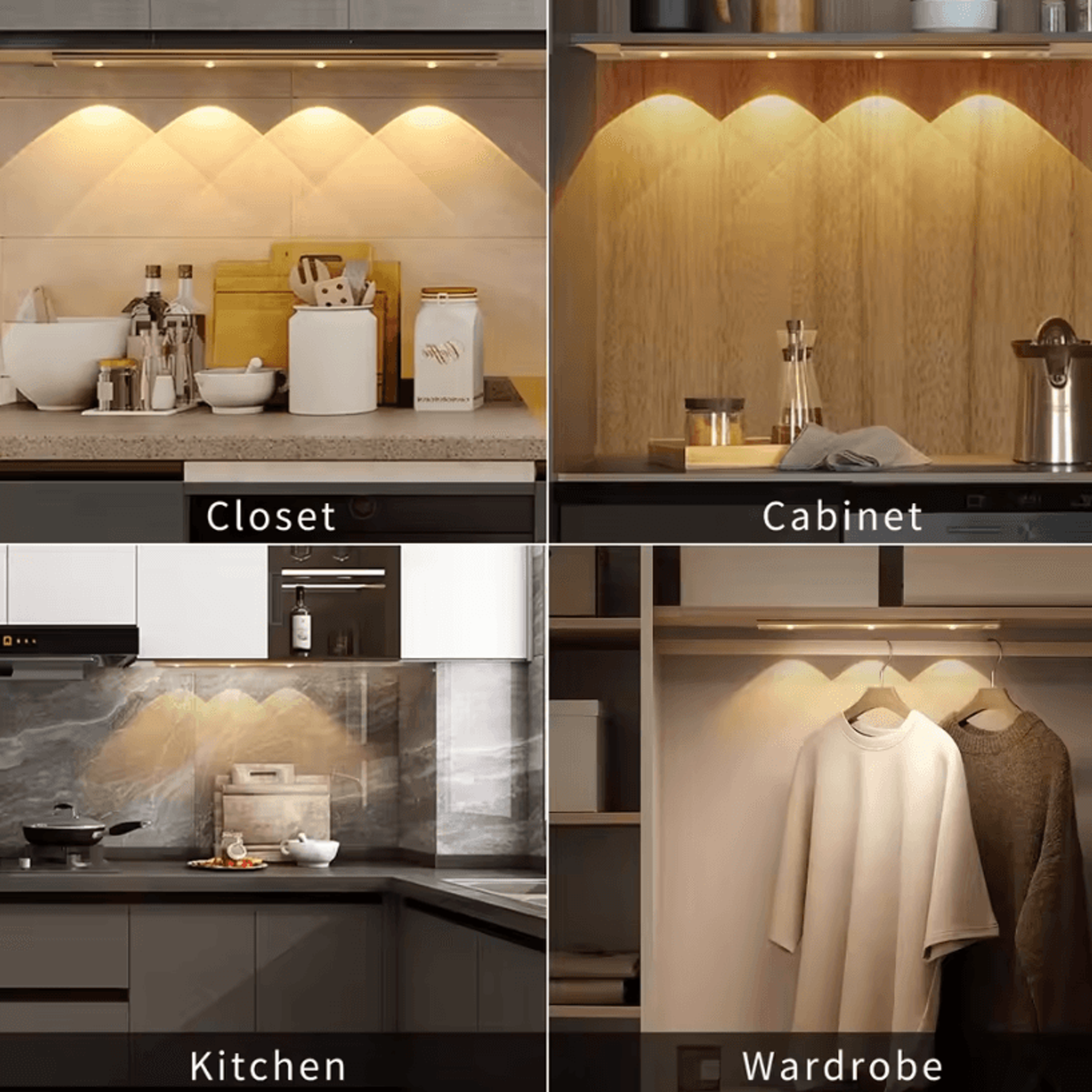 wireless usb motion sensor light – ultra-thin rechargeable led cabinet lamp