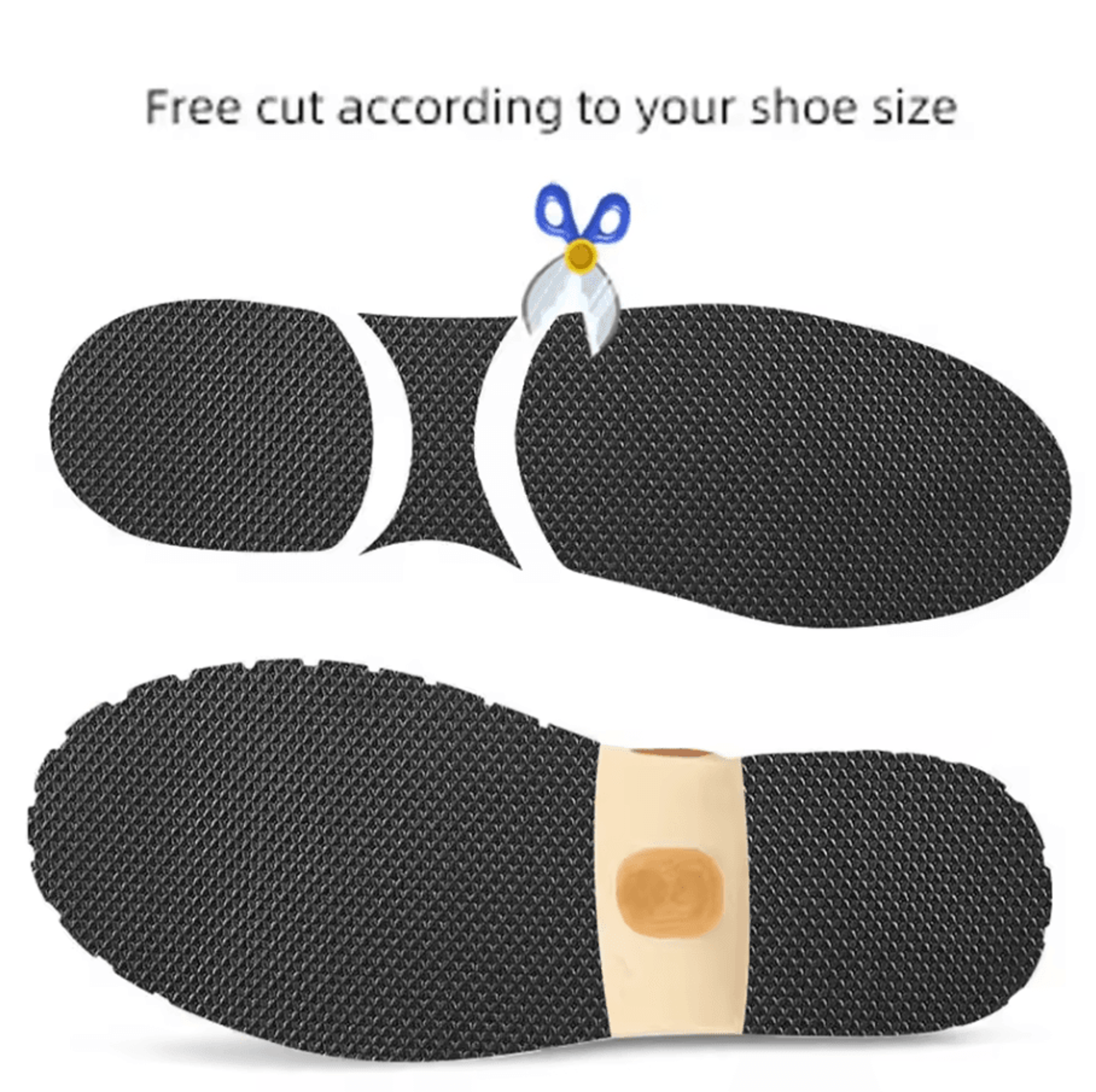 NoAdhesive AntiSlip Sole Stickers  Mute Cushion Insole Pads For Shoes 1