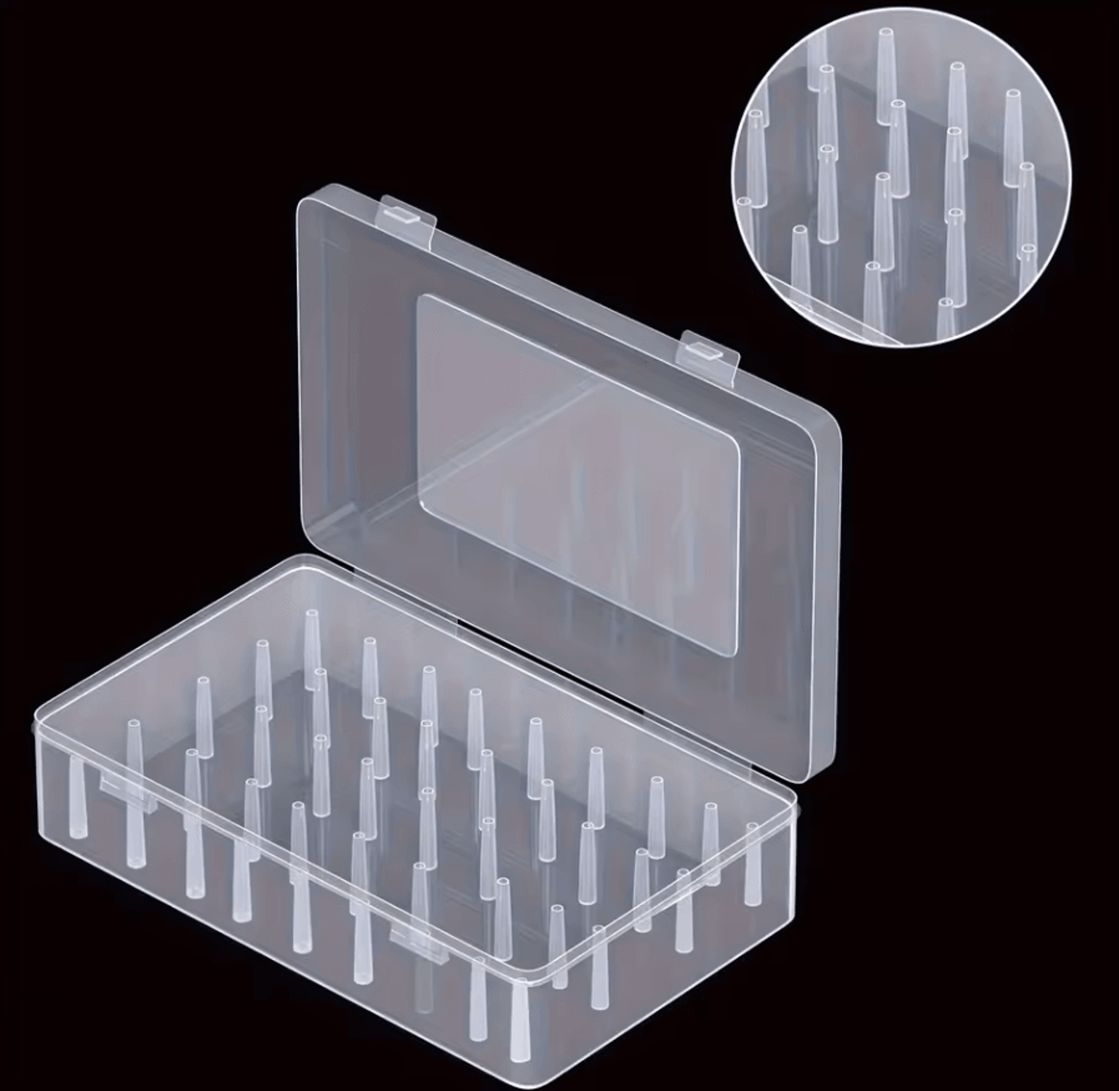 42Spool Portable Sewing Thread Organizer Box With Needle Storage 3