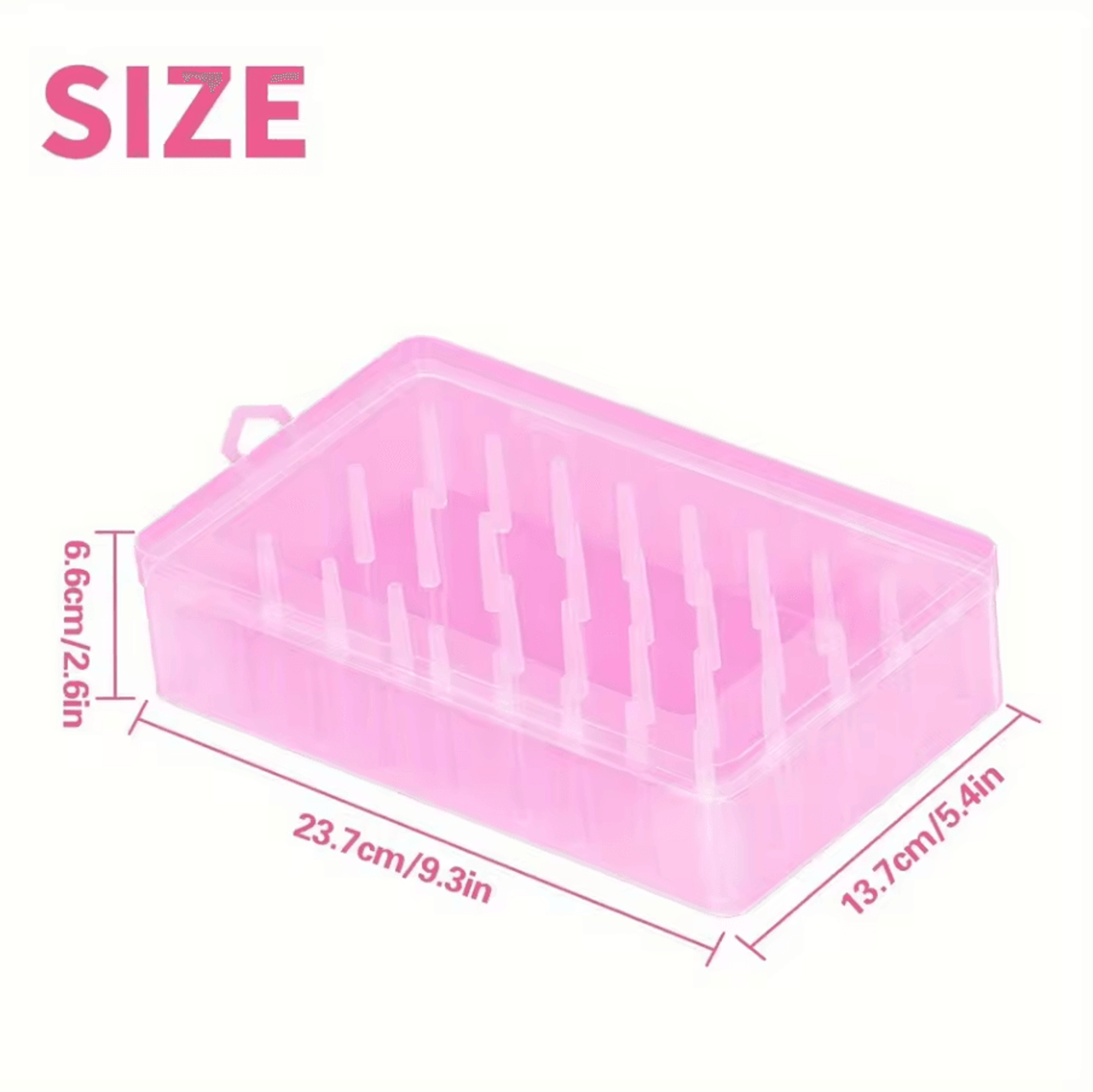 42Spool Portable Sewing Thread Organizer Box With Needle Storage 5