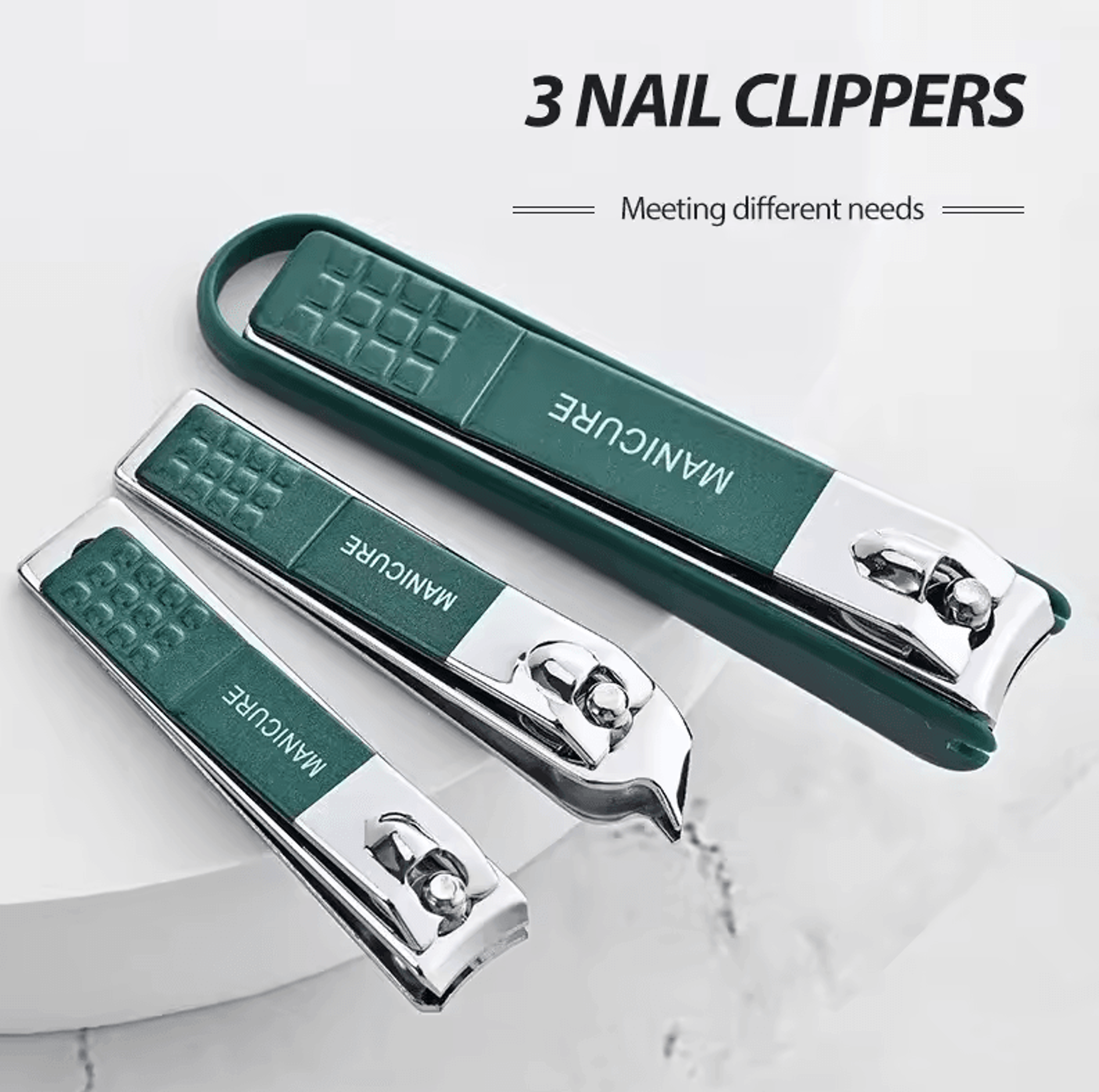 HighGrade Household Nail Clipper Set  Universal Portable Pedicure Tools For Men  Women 2