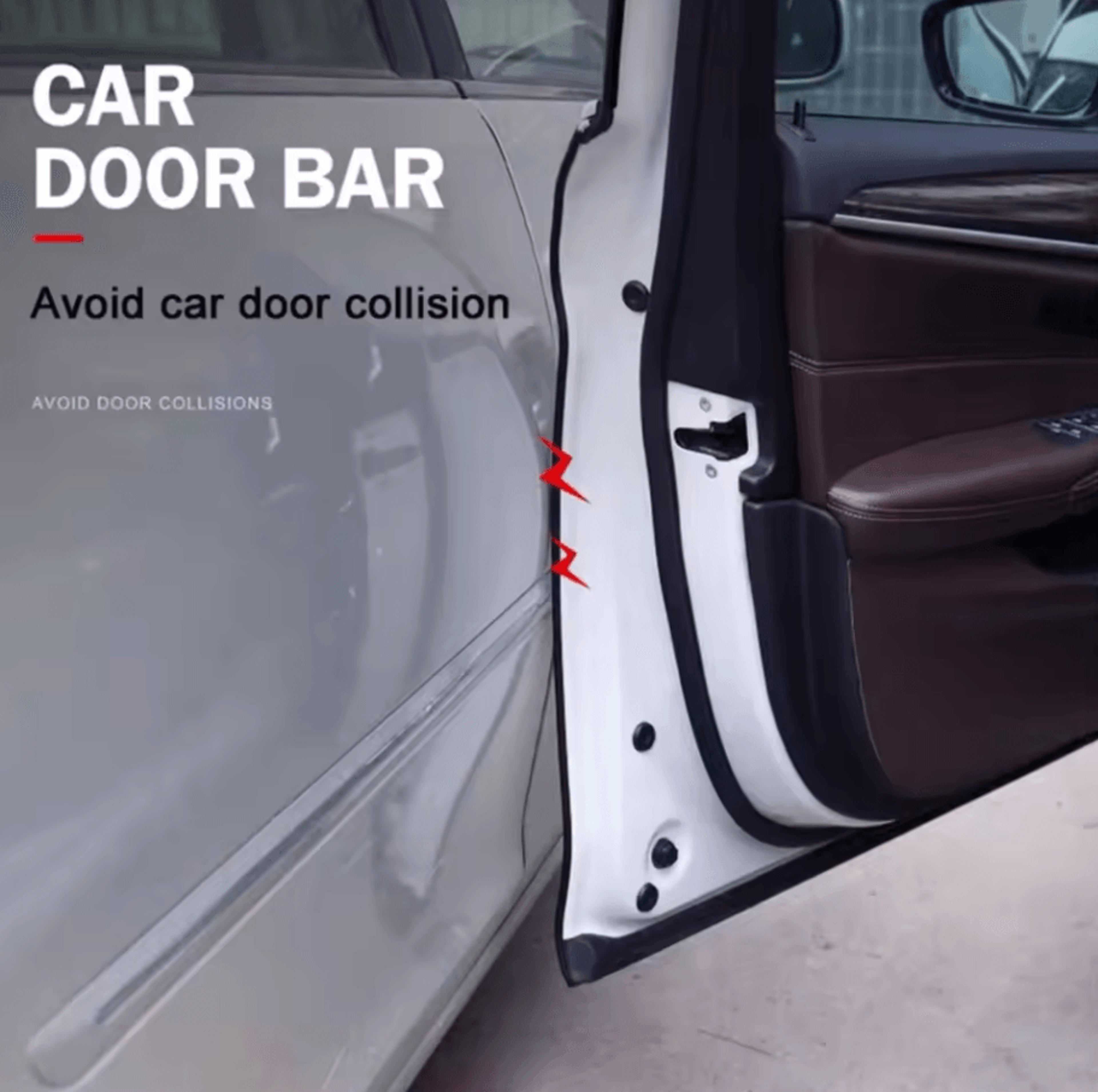 10m Car Rubber Edging Protection Strip  Door Edge Guards  Side Protector Trim Molding 4
