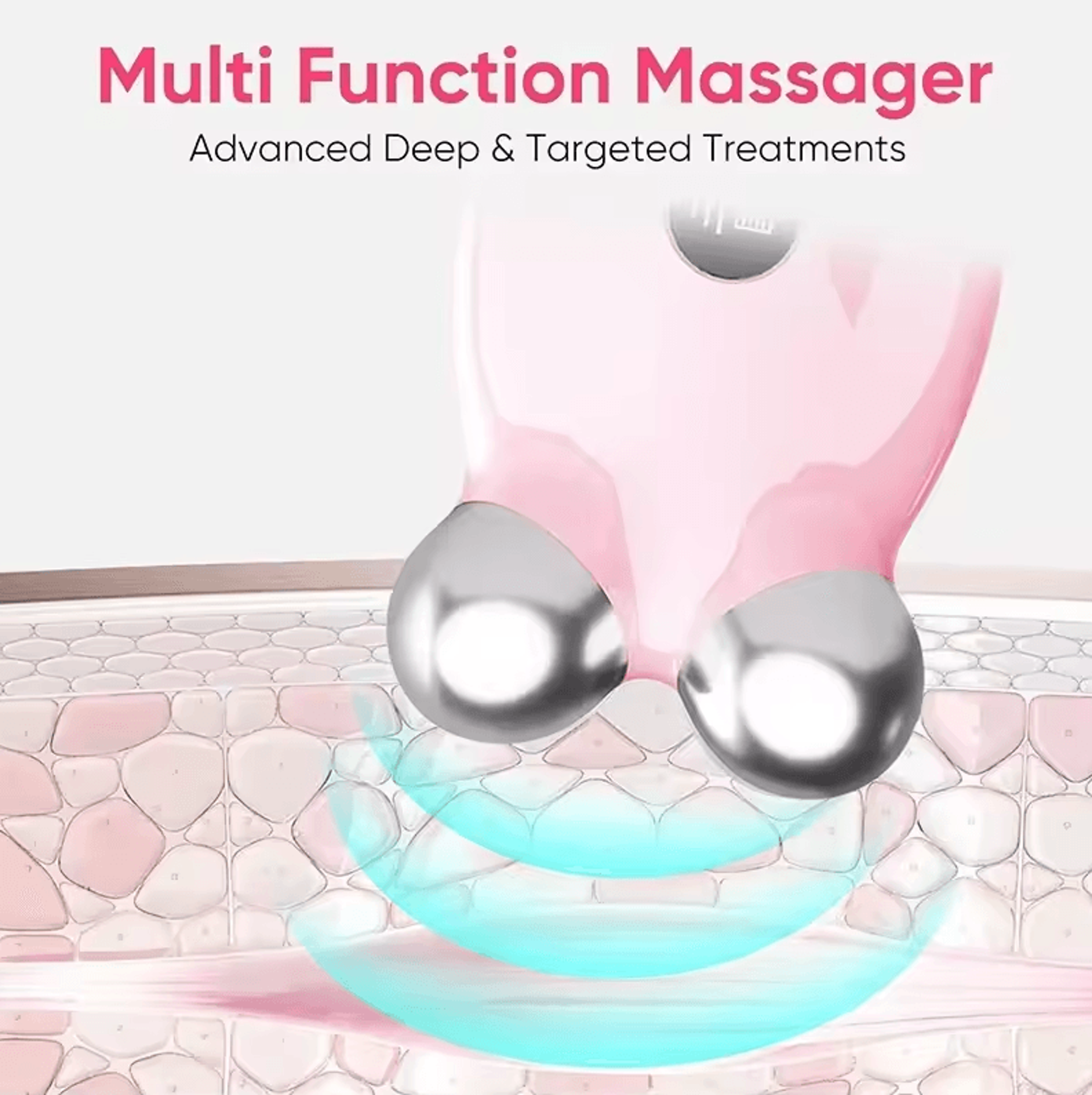 EMS Facial Massager Roller  Microcurrent Face Lifting  VFace Beauty Device For Skin Rejuvenation 5
