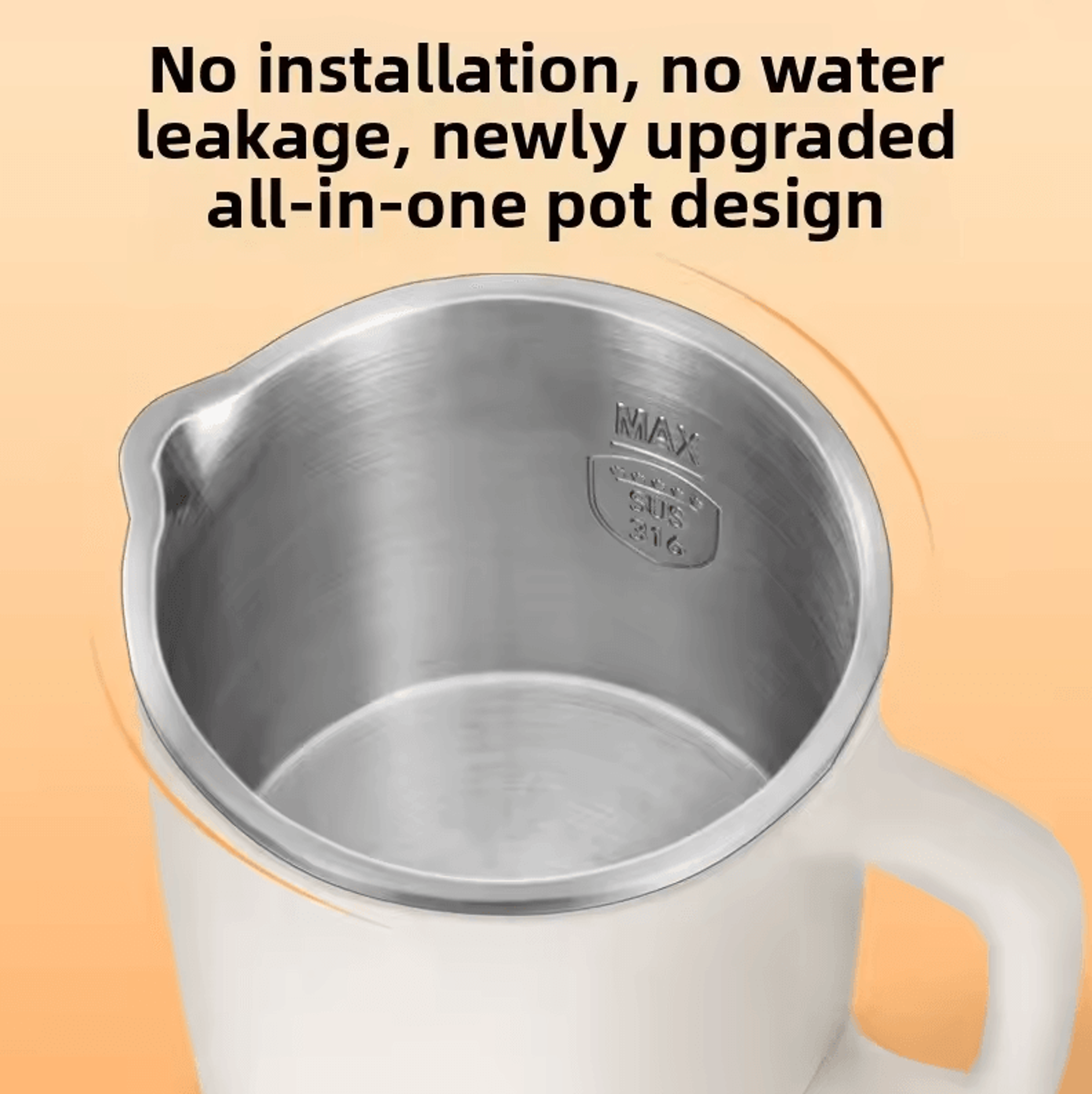 Portable Folding Electric Kettle  316 Stainless Steel Travel  Household Hot Water Boiling Cup 2